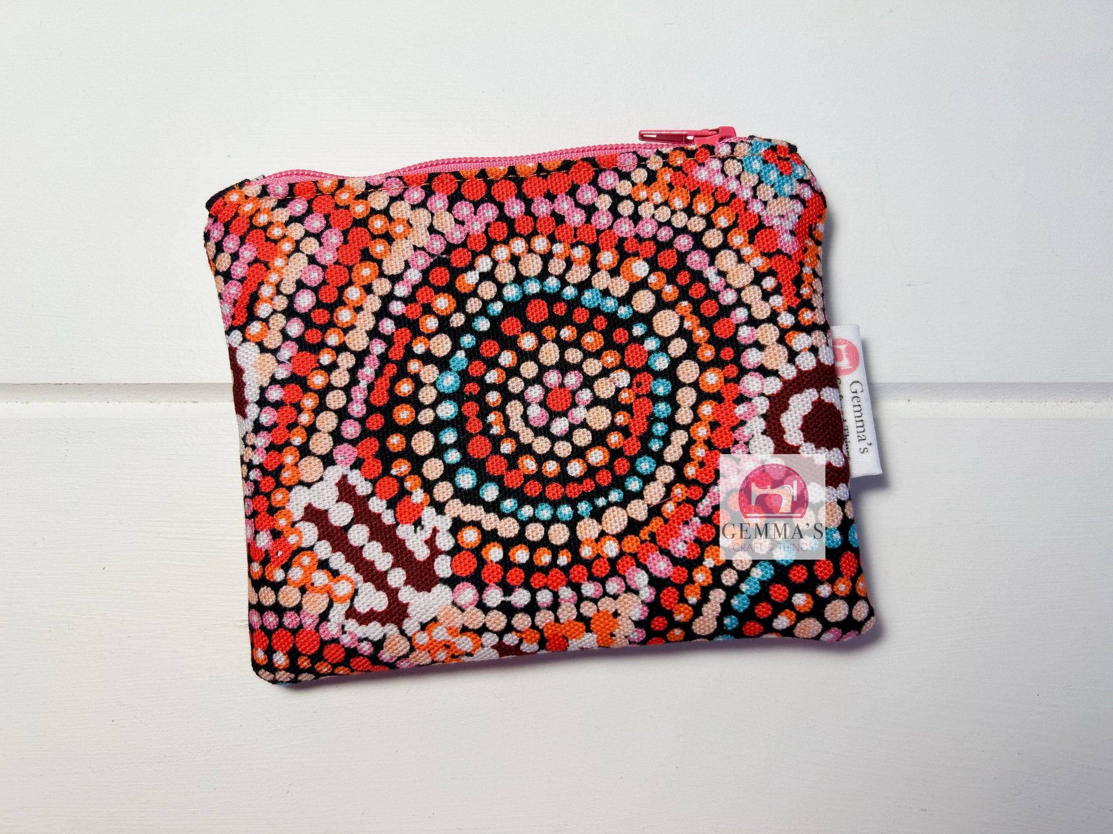 Orange Aboriginal Coin Purses