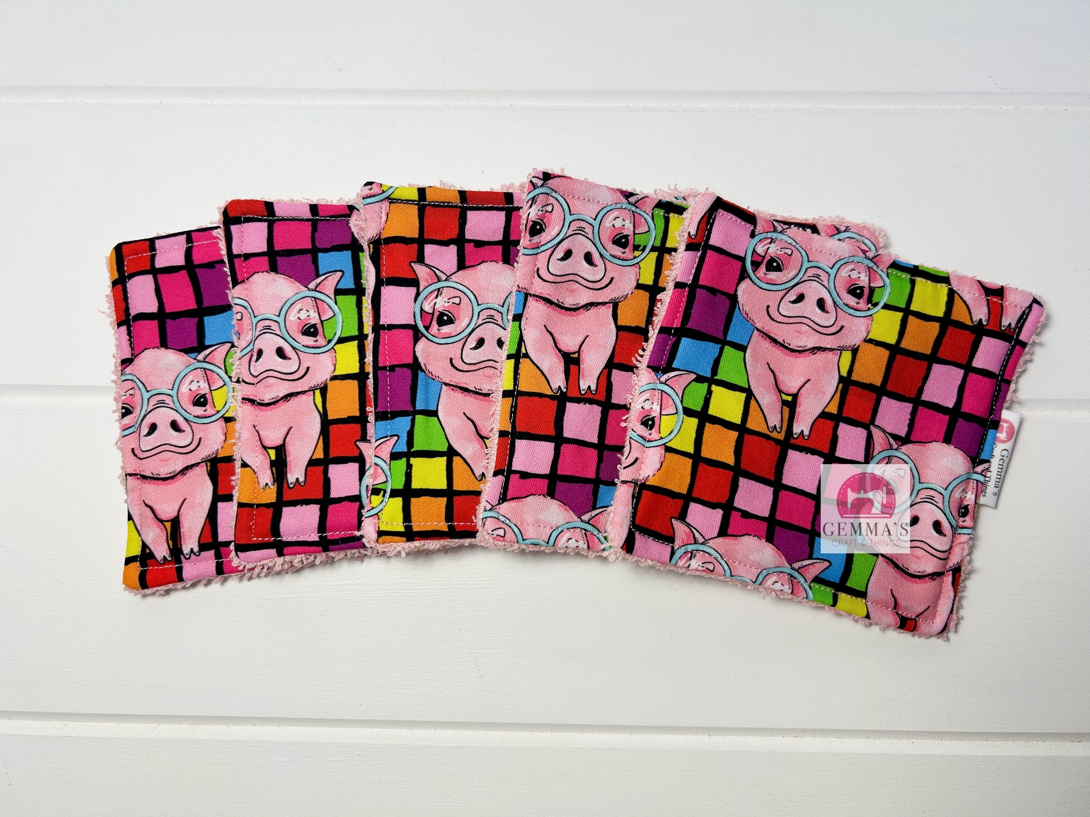 Rainbow Pig Makeup Wipes