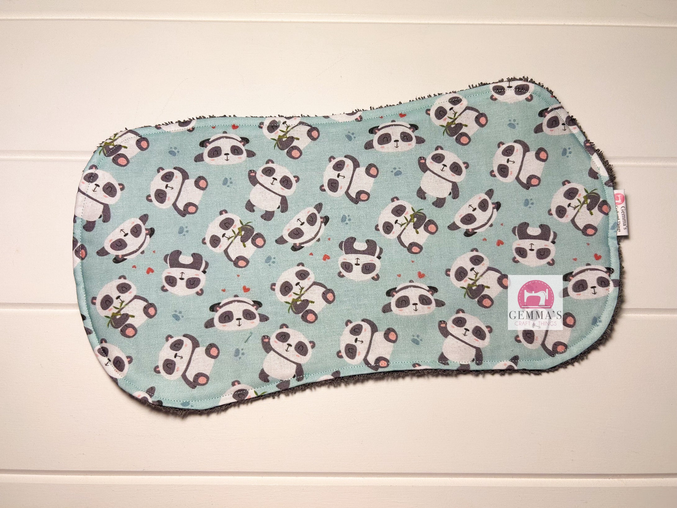 Panda Burp Cloth