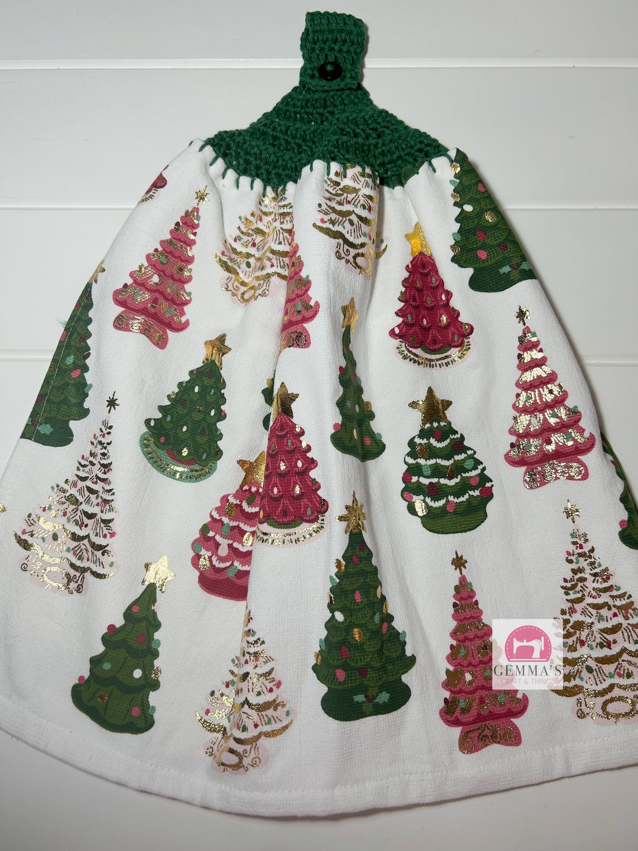 Sparkly Christmas Tree Tea Towel