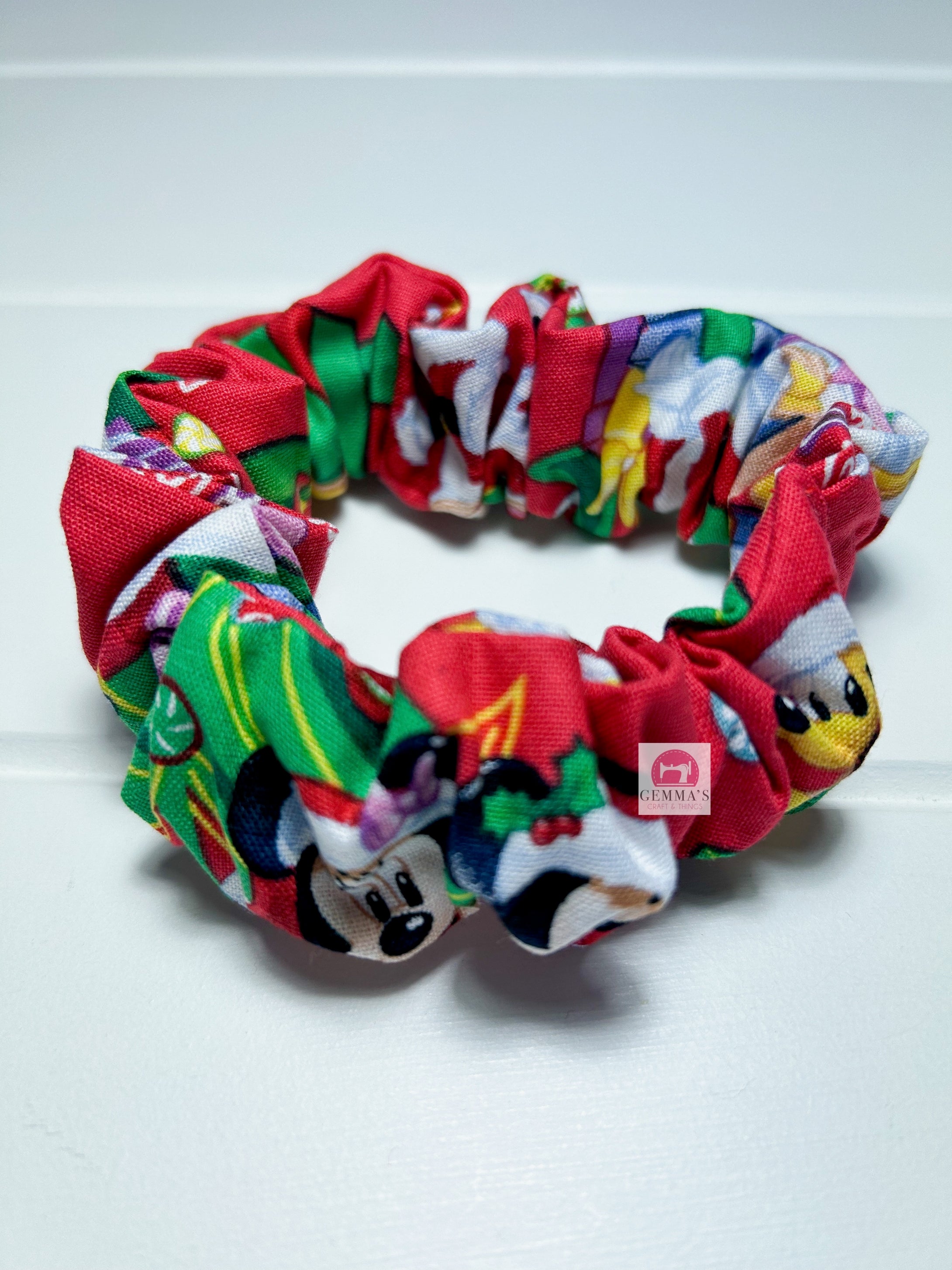 Mouse Christmas Scrunchie