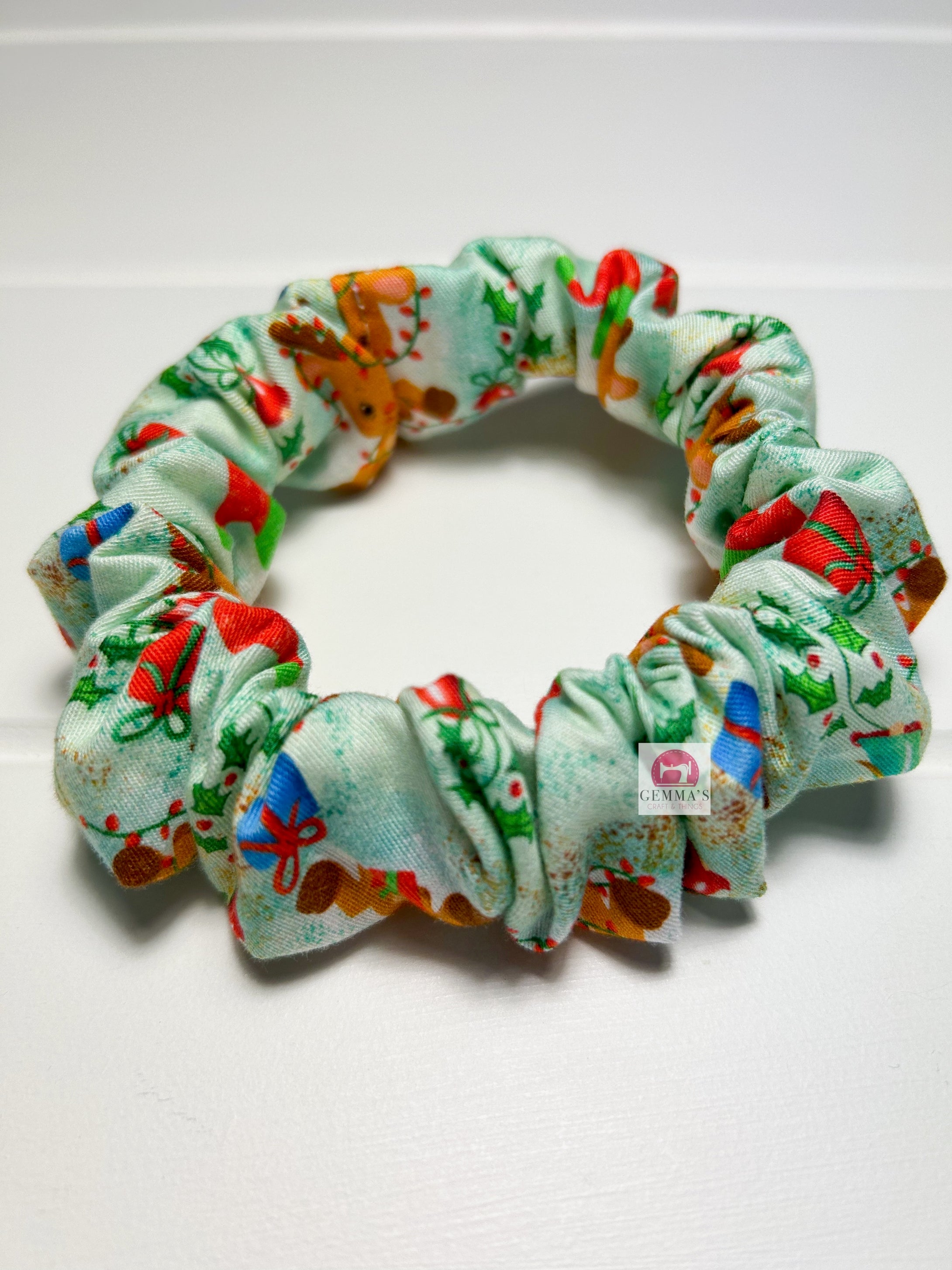 Christmas Reindeer Scrunchie