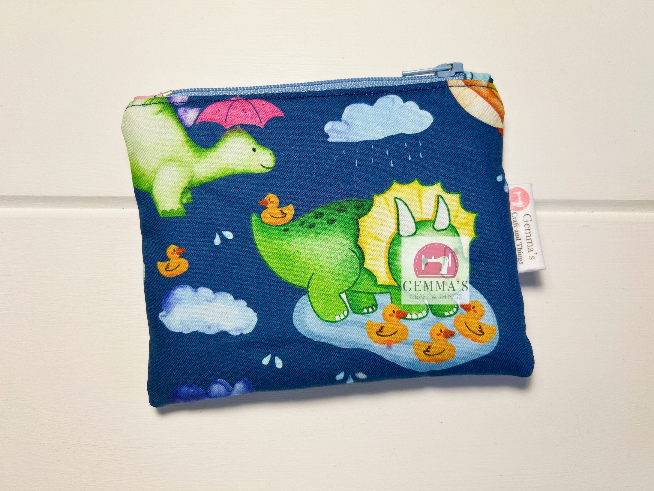 Rainy Dinosaur Coin Purses