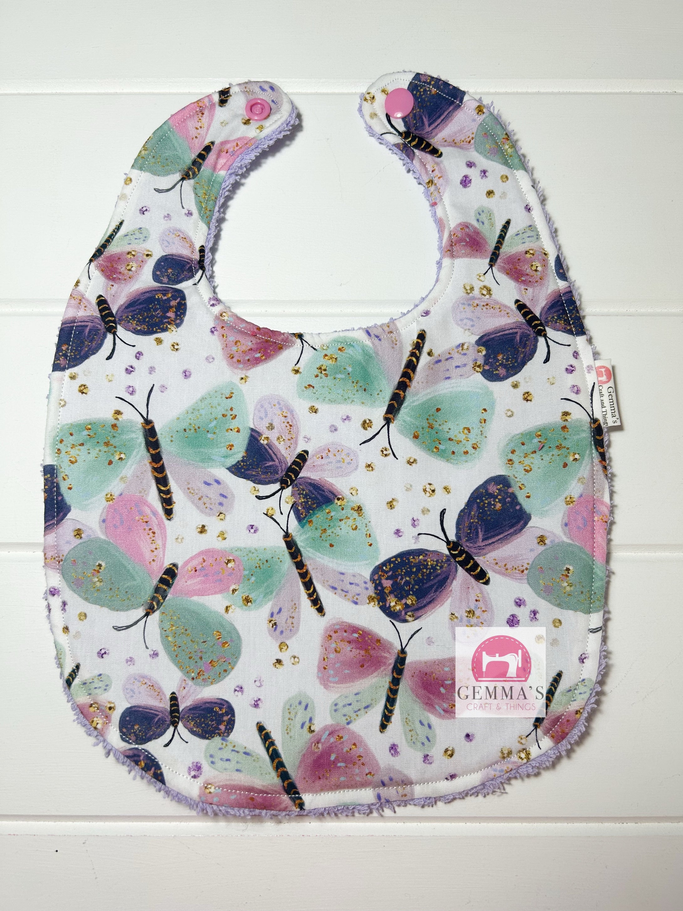Butterfly Feeding Bib