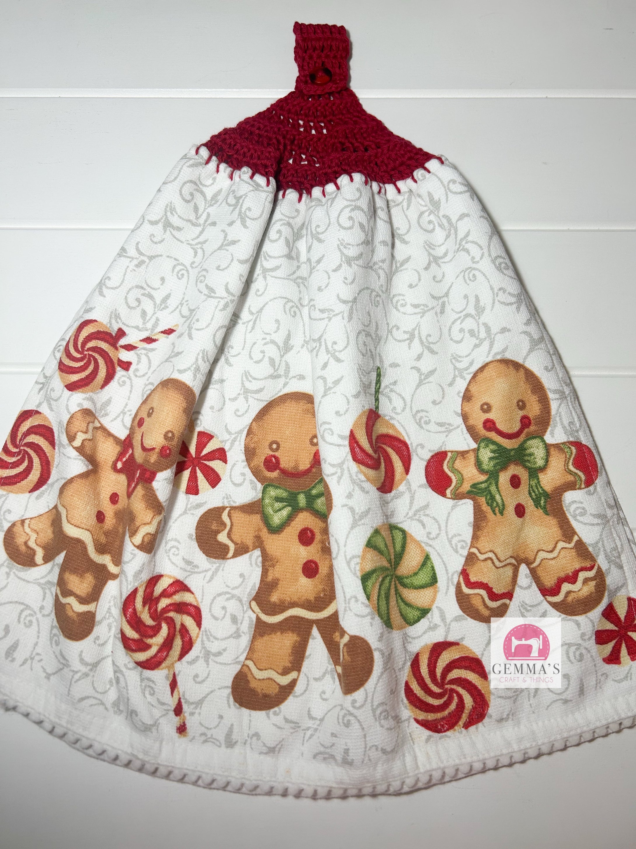 Gingerbread Christmas Tea Towel