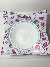 Load image into Gallery viewer, Pastel Stripe Kitty Bowl Cozy
