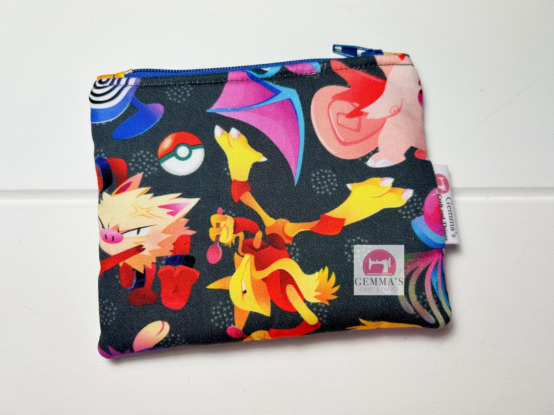 Grey Catch Them All Coin Purse