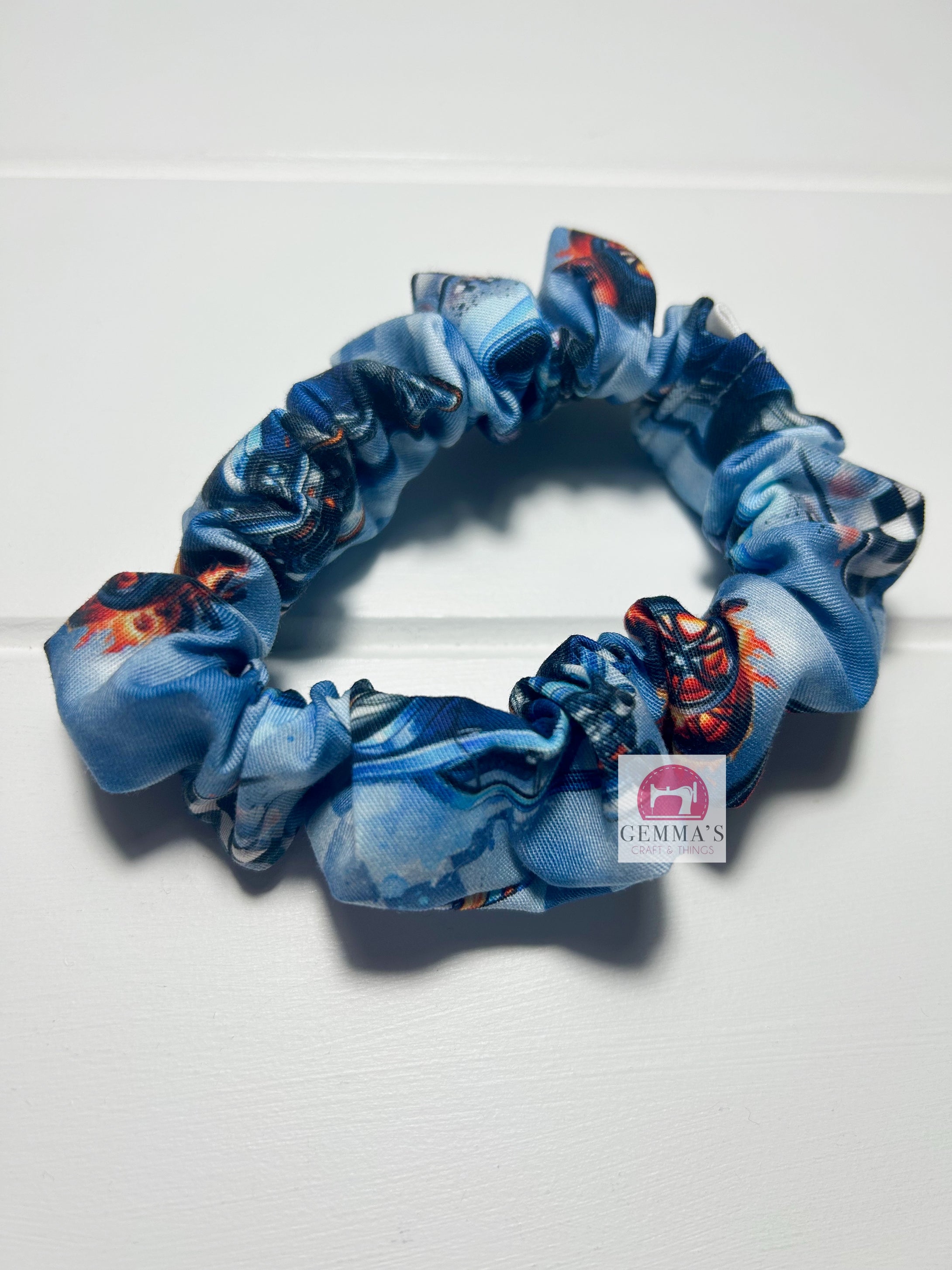 Race Car Scrunchie