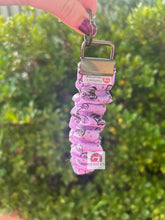 Load image into Gallery viewer, Purple Bear Scrunchie Wristlet
