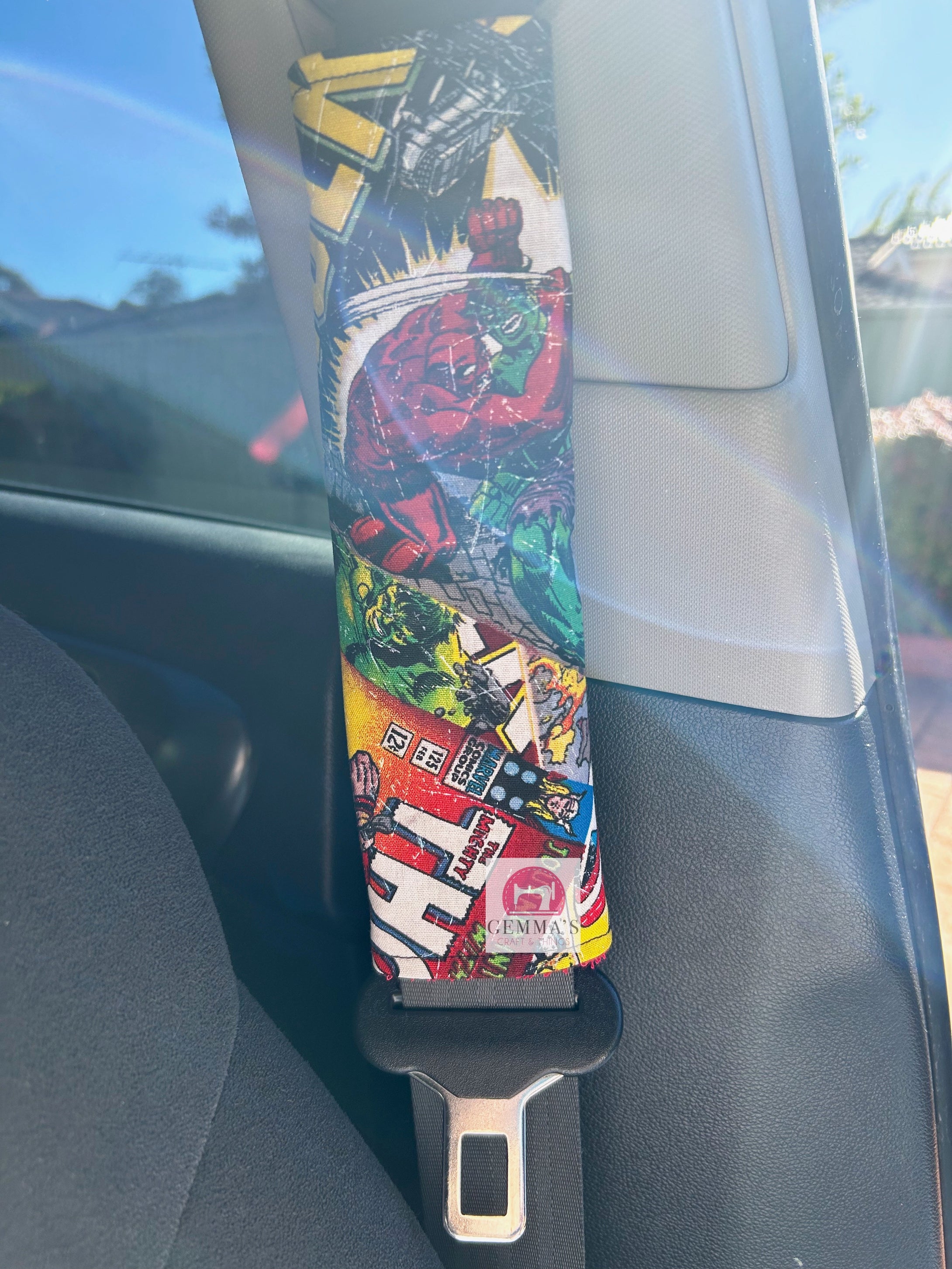 Cartoon Spider Seatbelt Cover