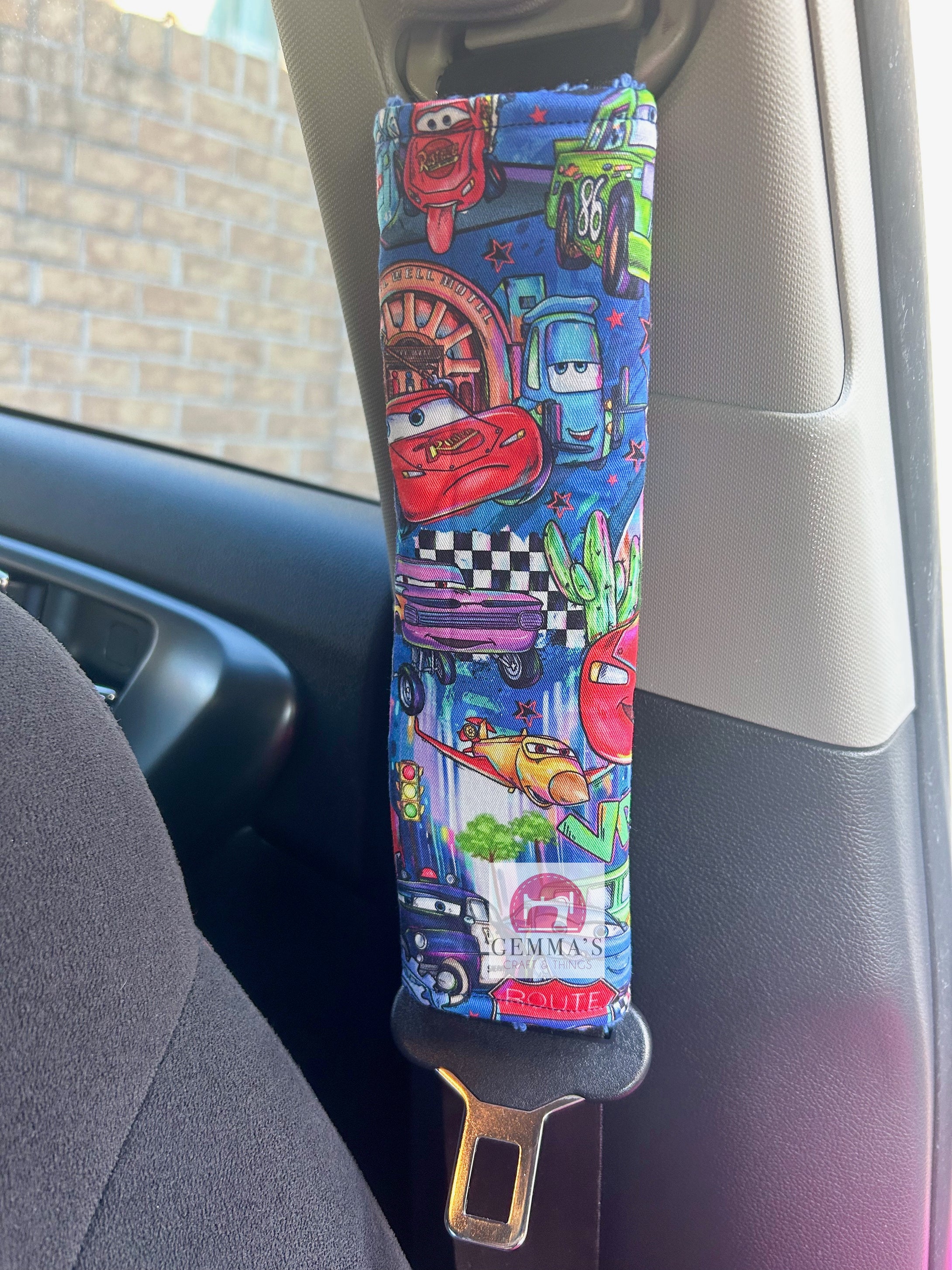 Red Car Seatbelt Cover