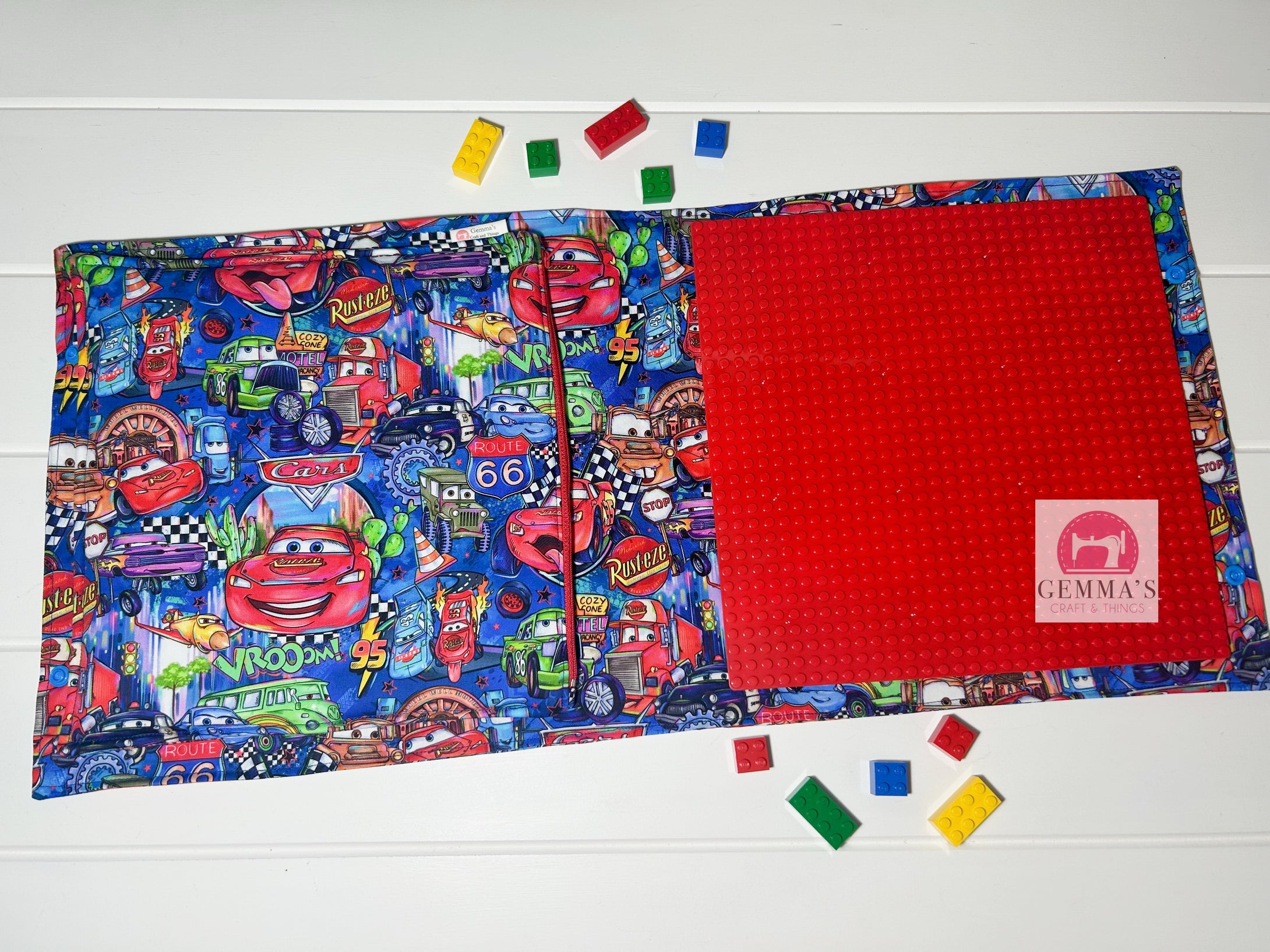 Red Car Travel LEGO Set