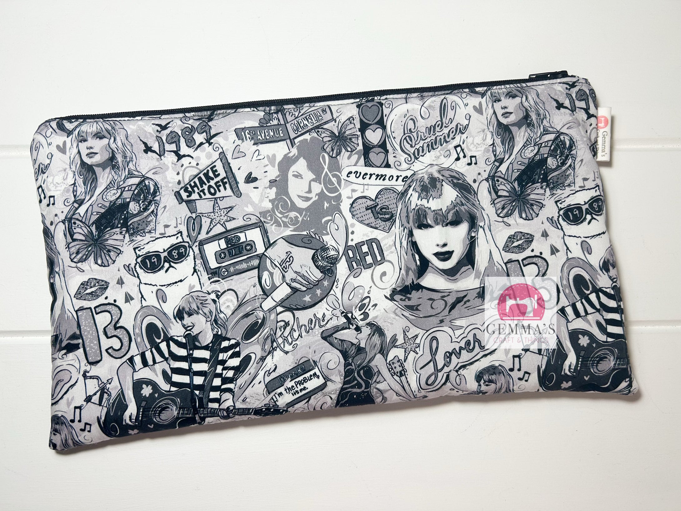 Black and White Swiftie Pencil Case
