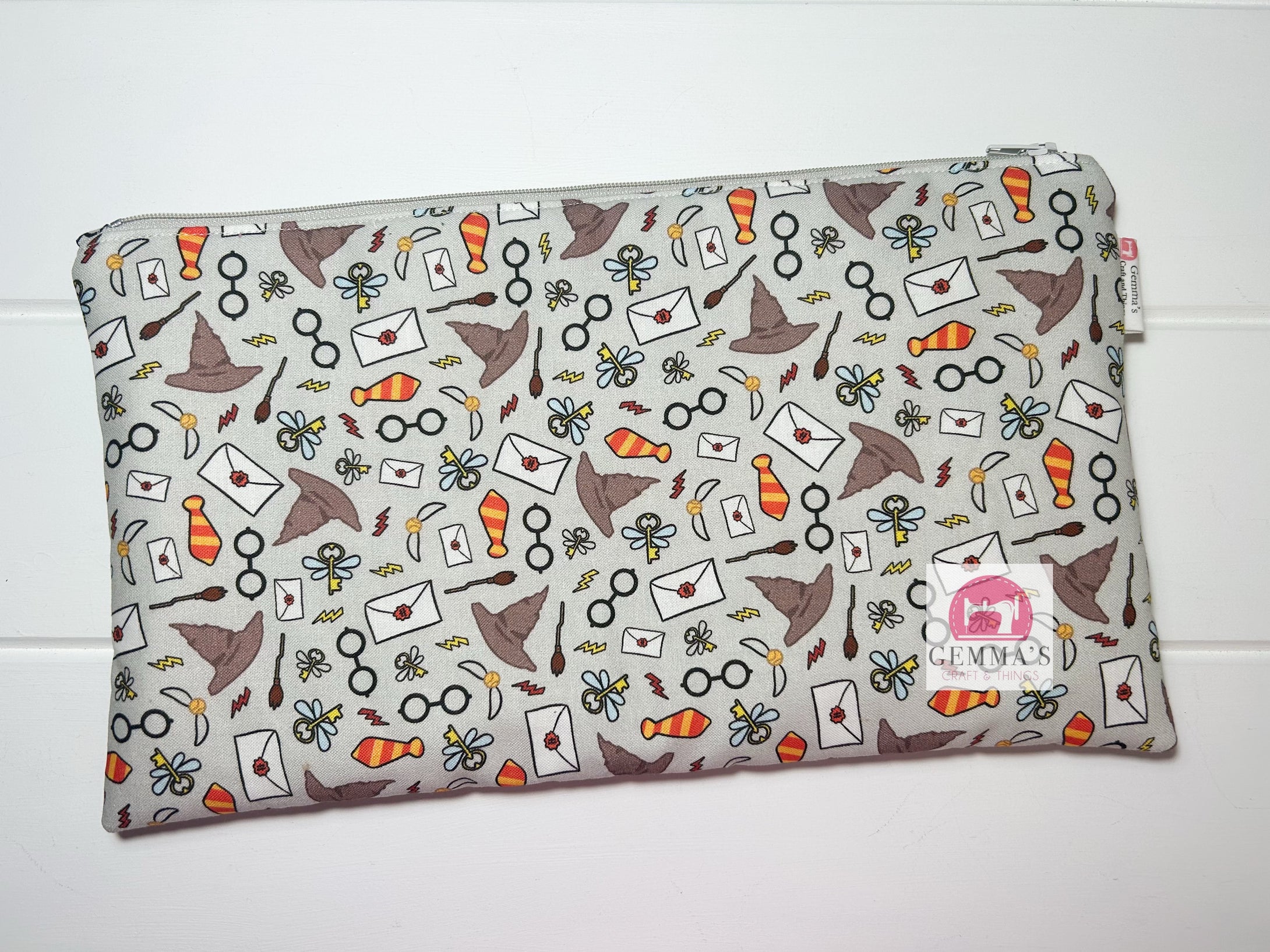 Grey Wizard Pencil Case