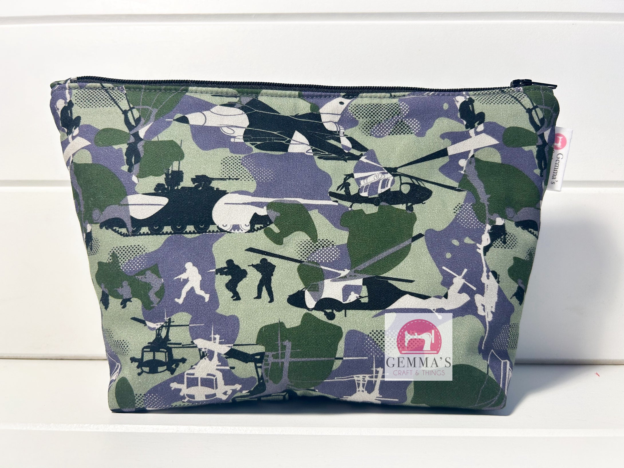 Army Zip Up Pouch