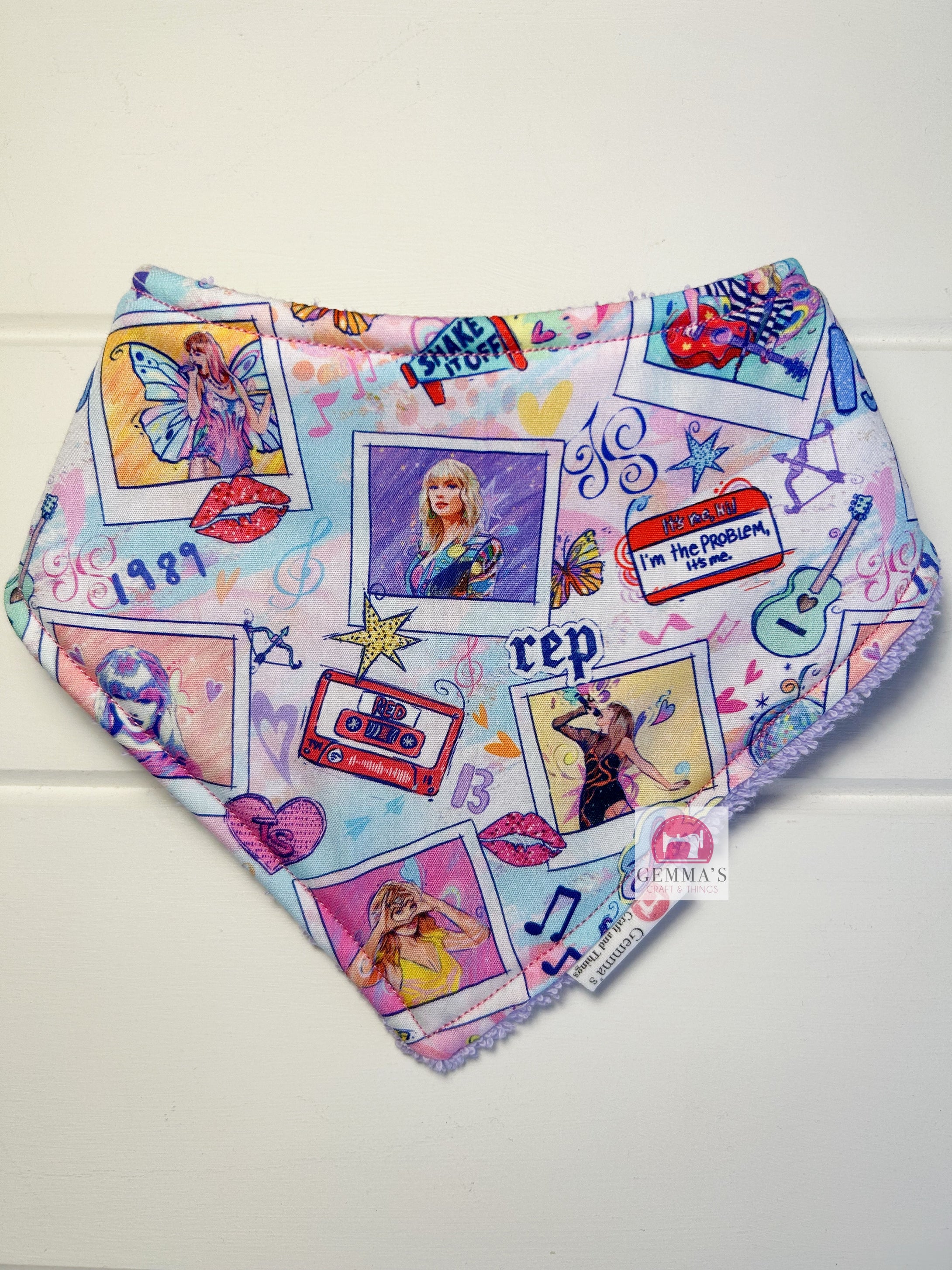 Polaroid Swiftie Bandanna Bib