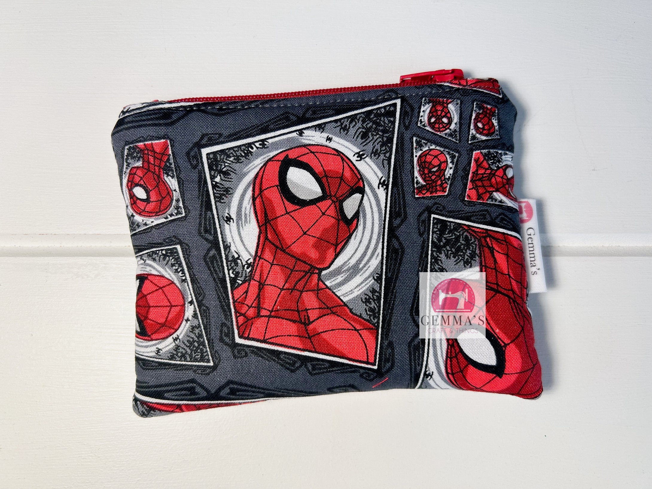 Grey Spider Coin Purse