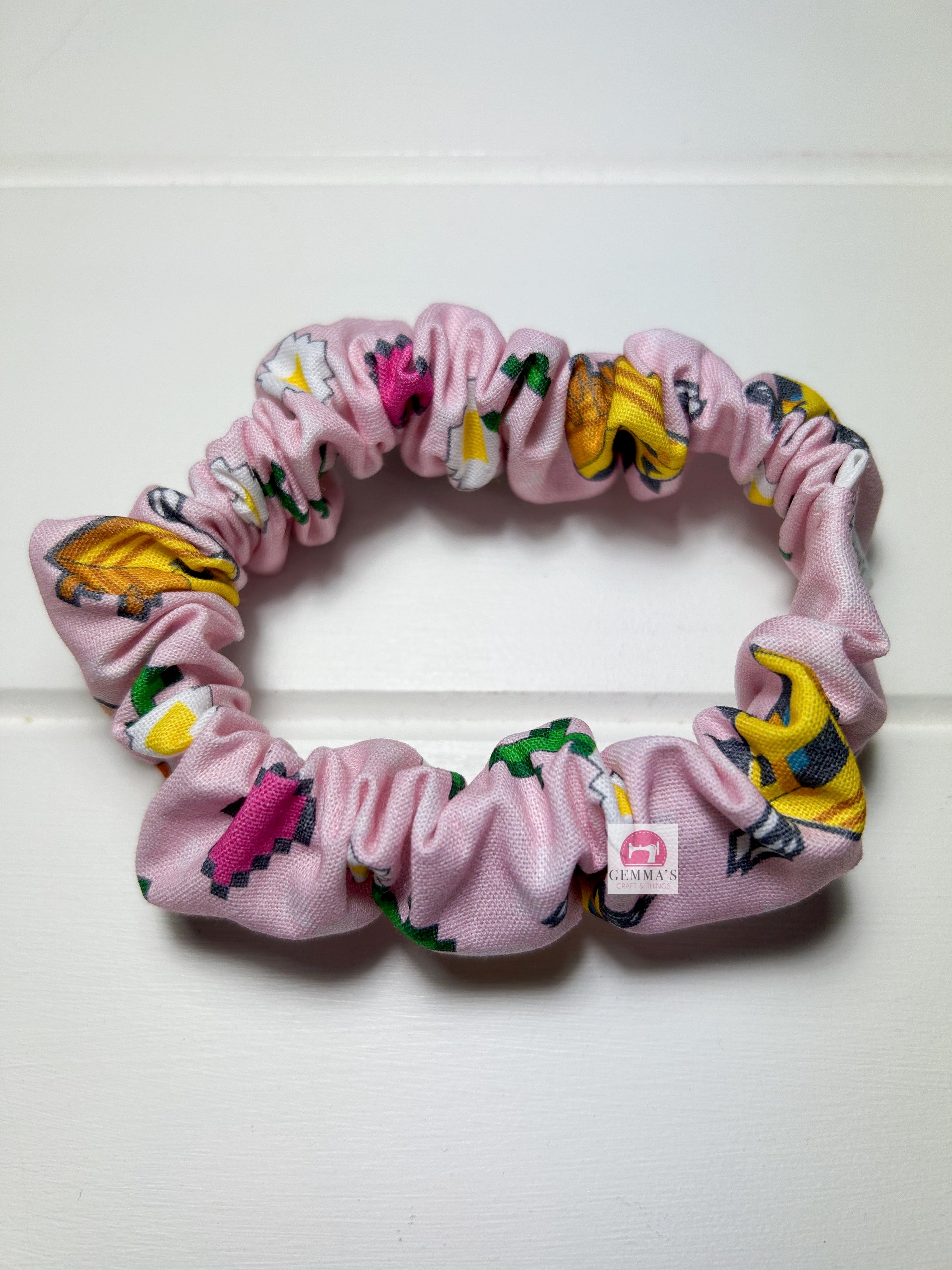 Pink Mining Scrunchie