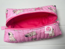 Load image into Gallery viewer, Pink Pug Quilted Pouch
