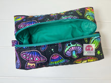 Load image into Gallery viewer, Rainbow Mushroom Quilted Pouch

