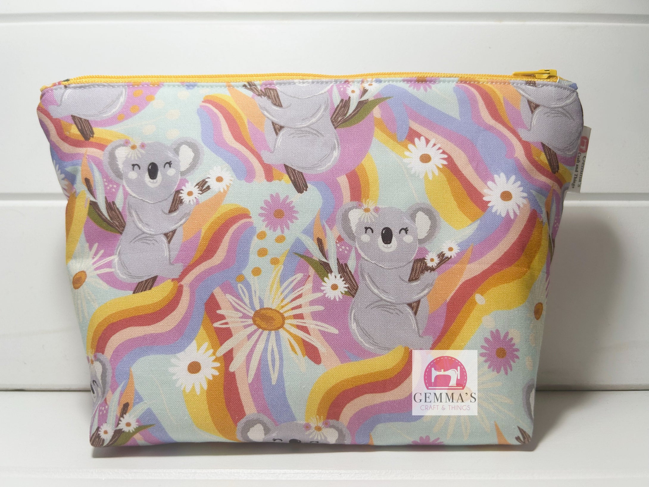 Groovy Koala Zip Up Pouch