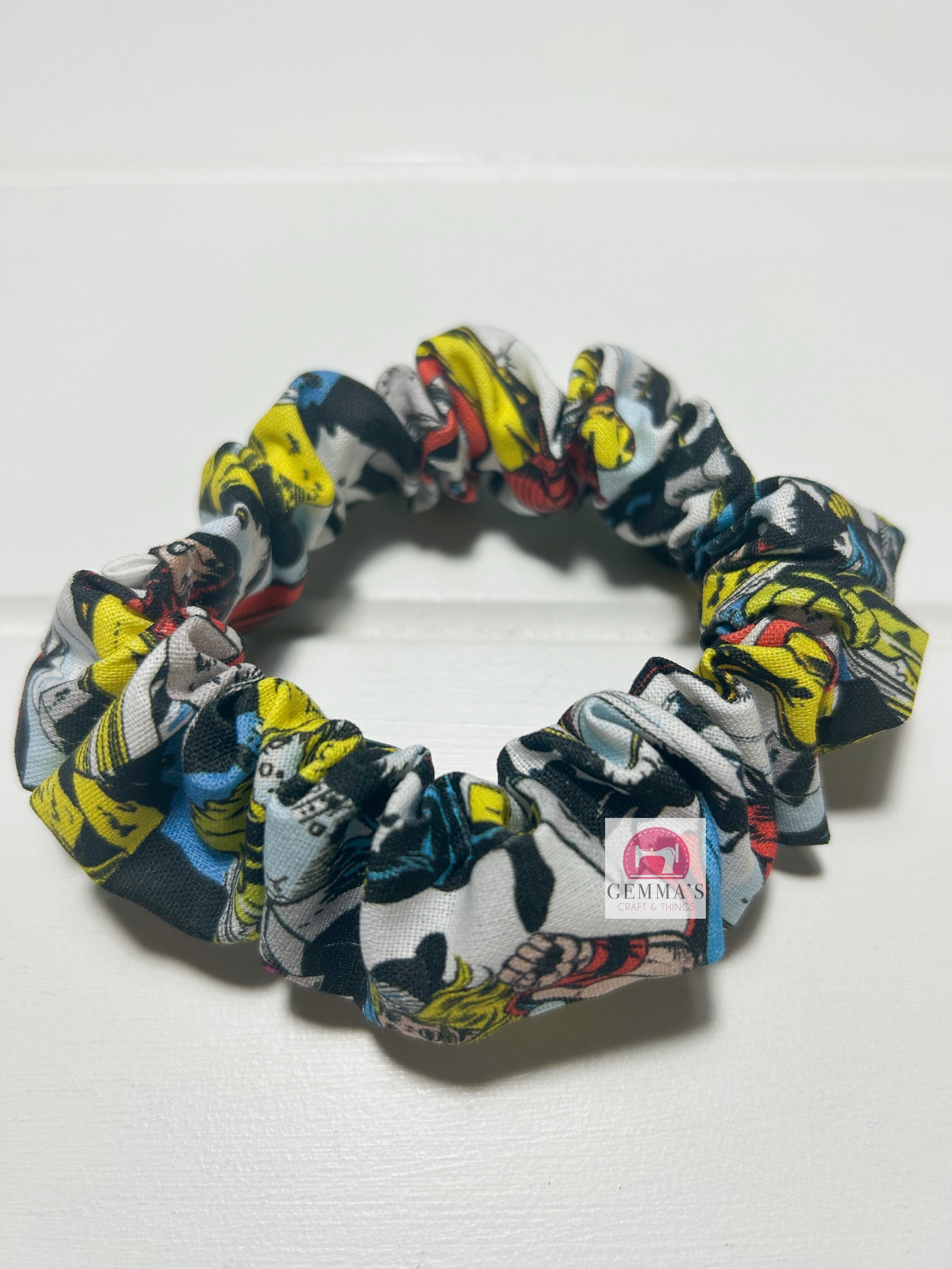 Fighting Superhero Scrunchie