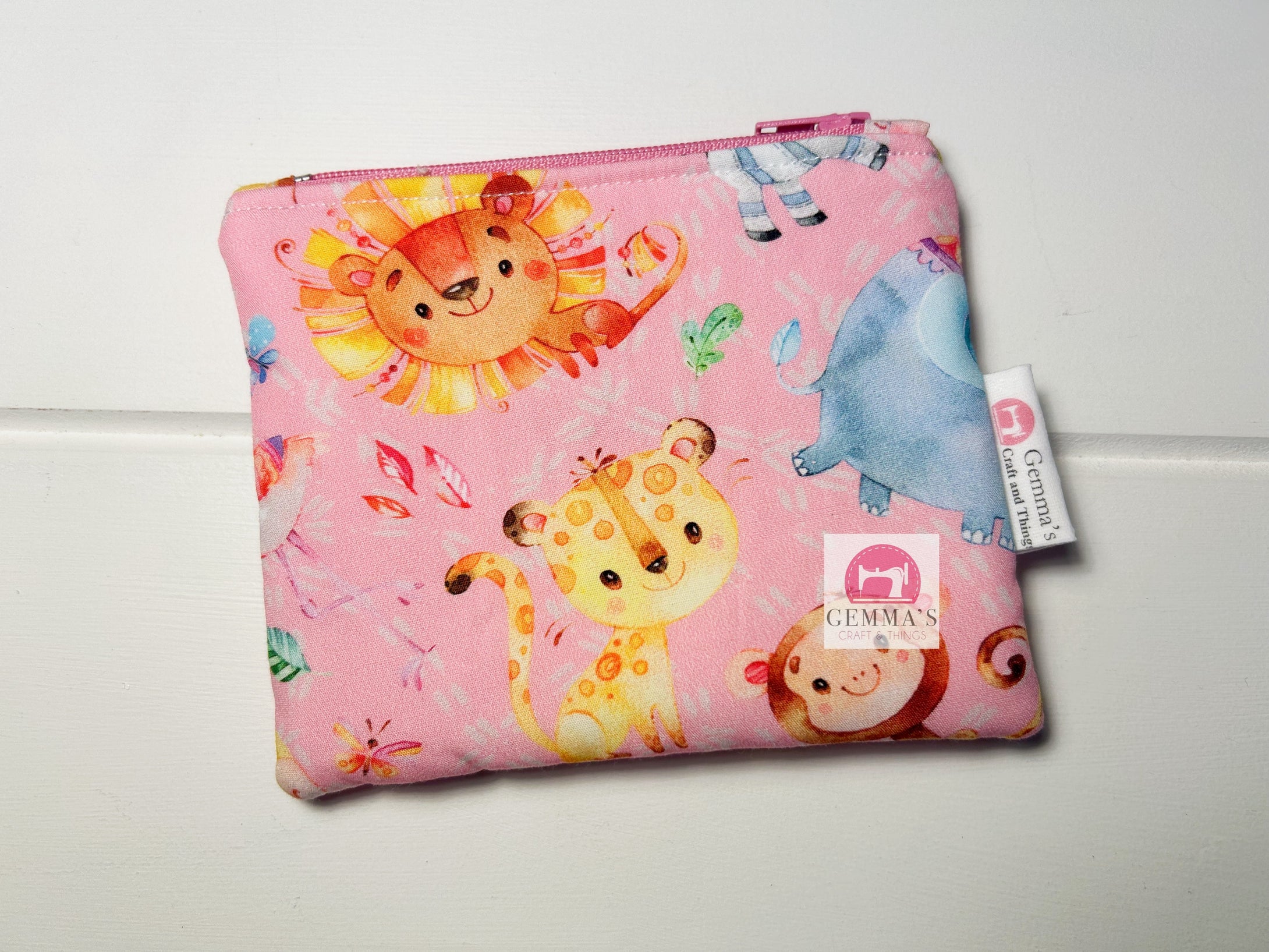 Pink Giraffe Coin Purse