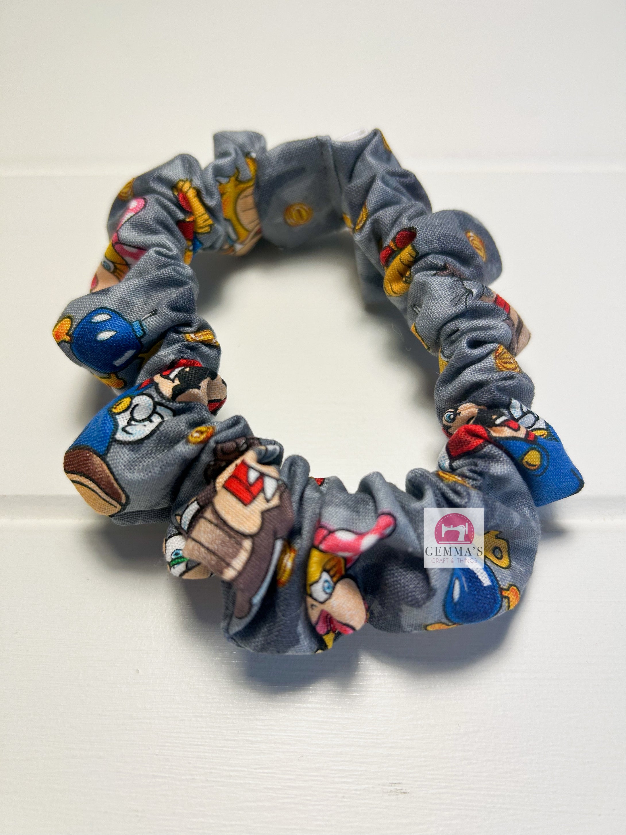 Grey Dragon Scrunchie