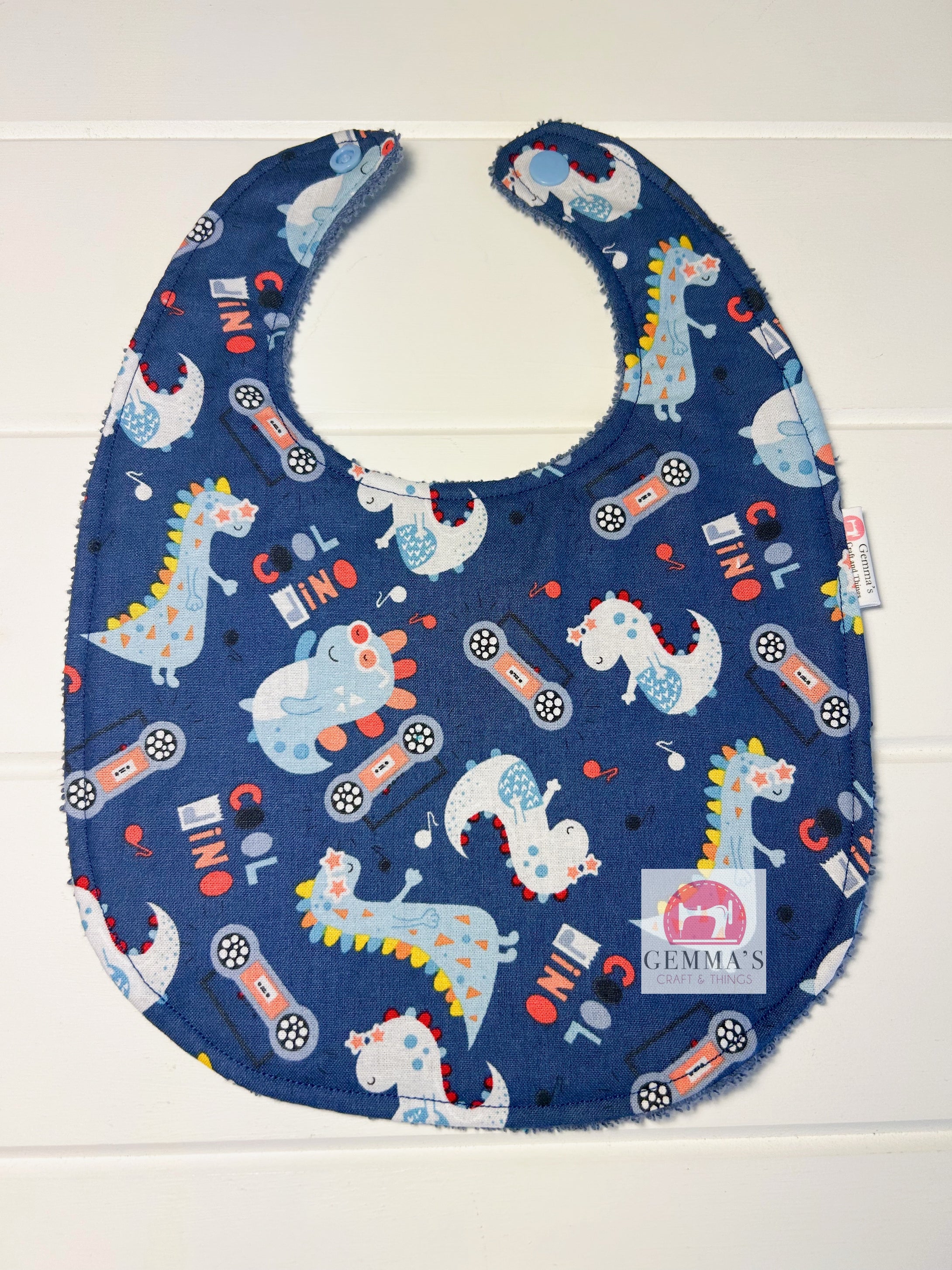 Cool Dinosaur Feeding Bib