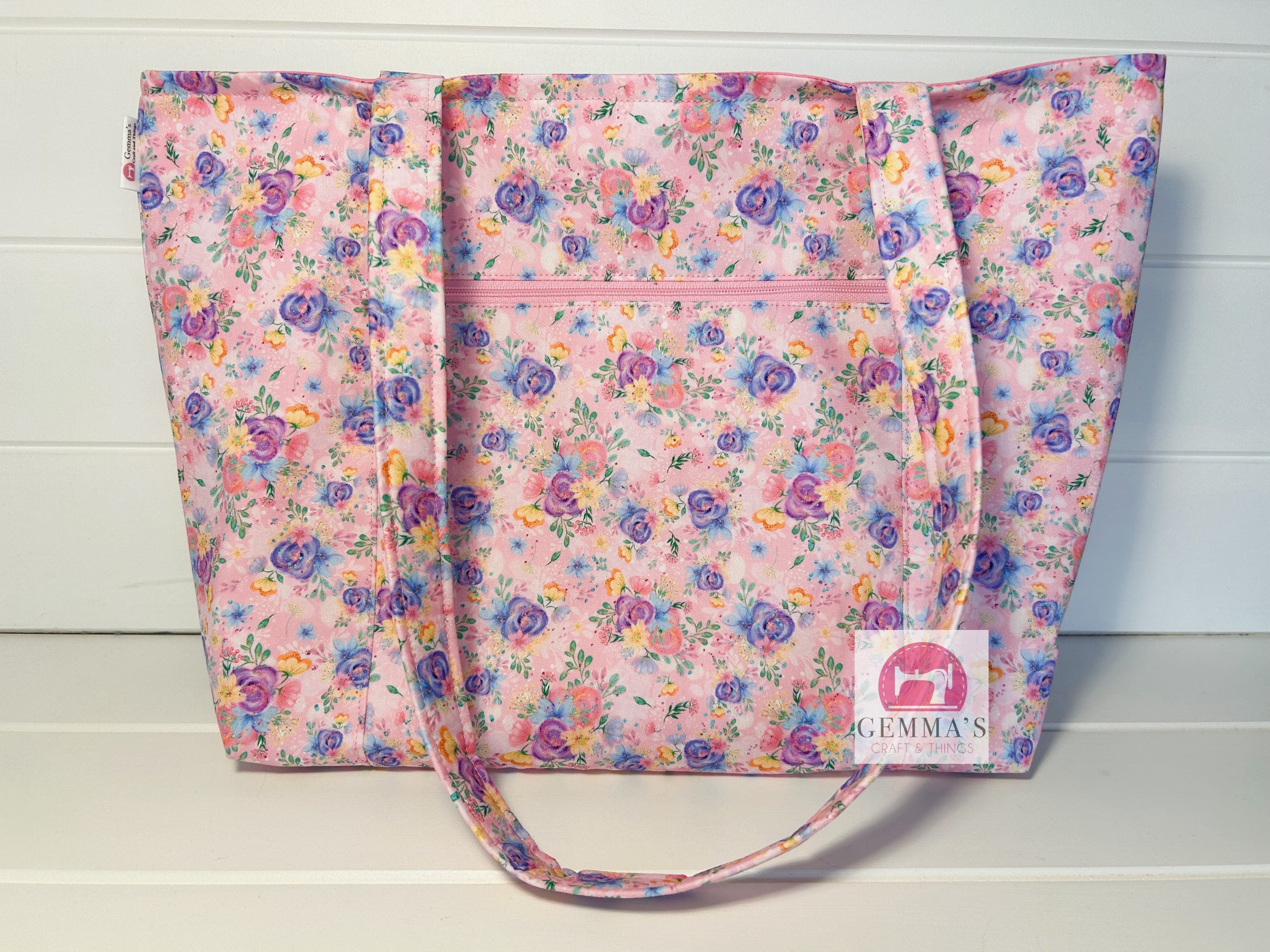 Pastel Floral Tote Bag