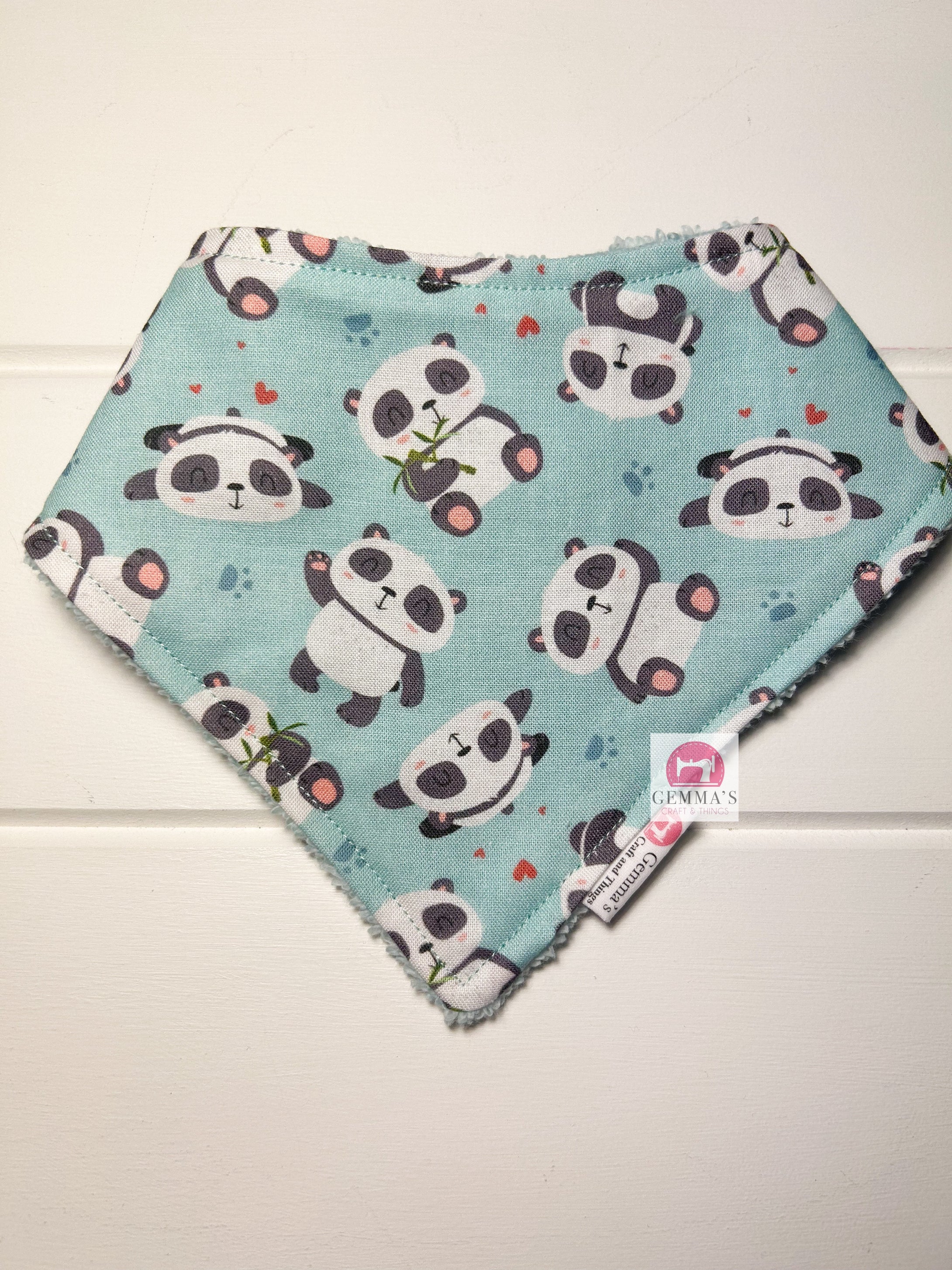 Panda Bandanna Bib