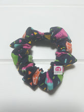 Load image into Gallery viewer, Navy Summer Mini Scrunchies

