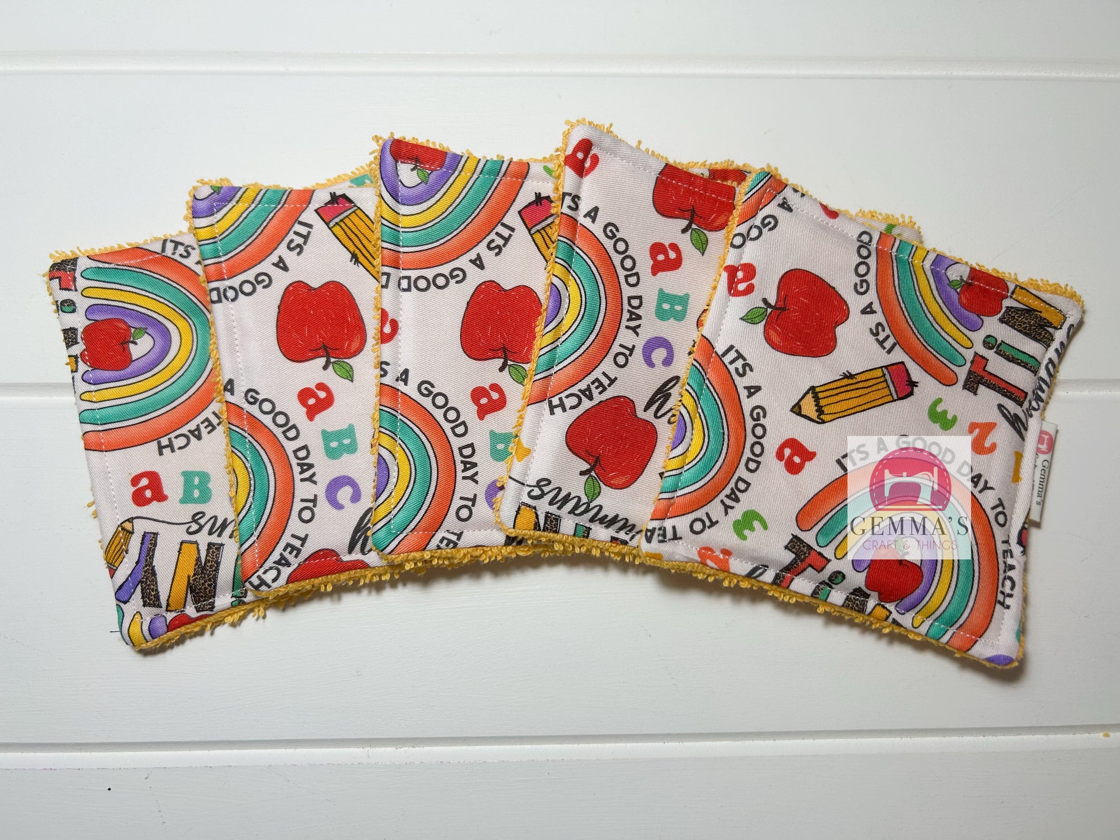 Rainbow Teacher Makeup Wipes