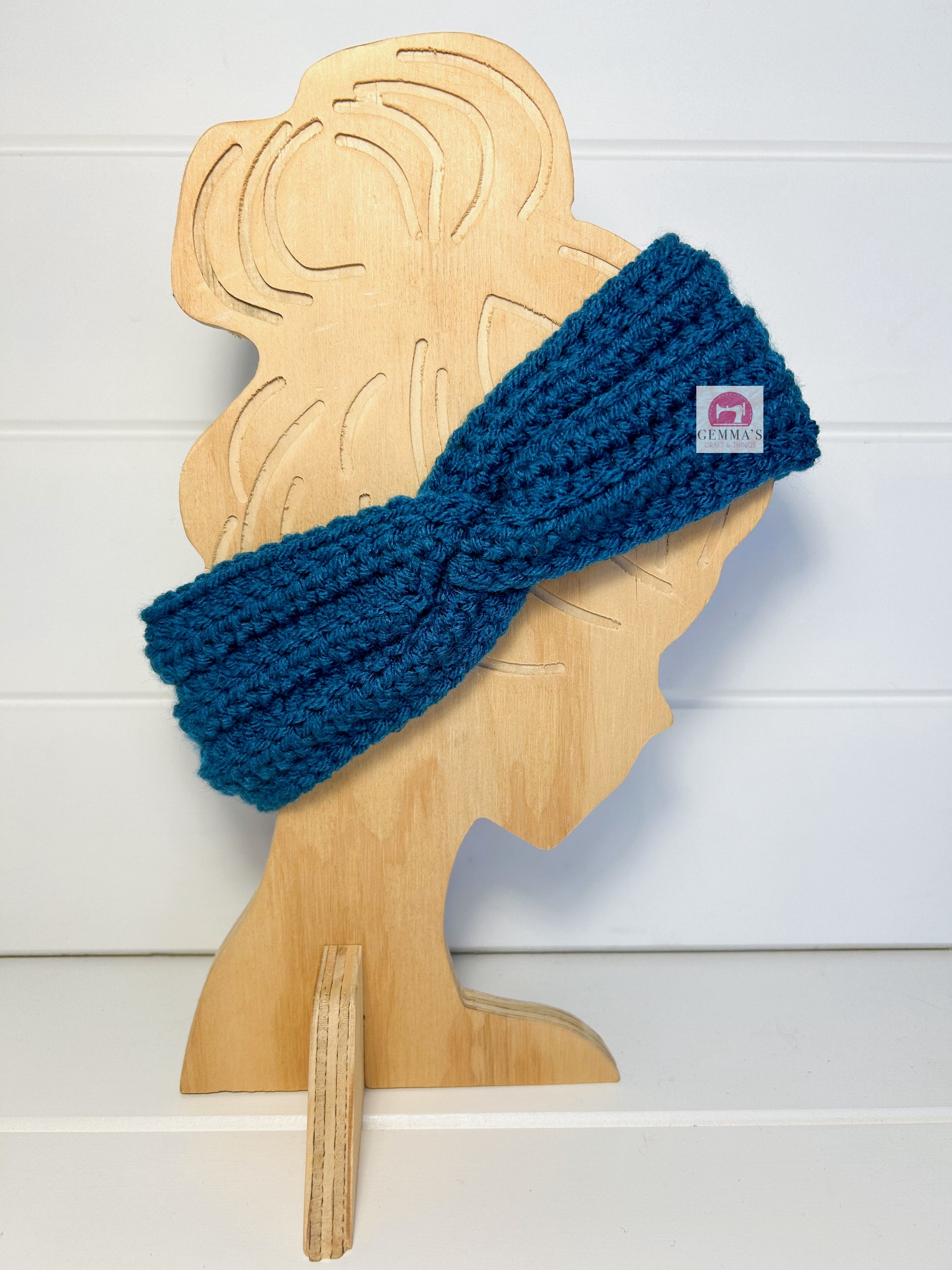 Teal Ear Warmer Kids Size