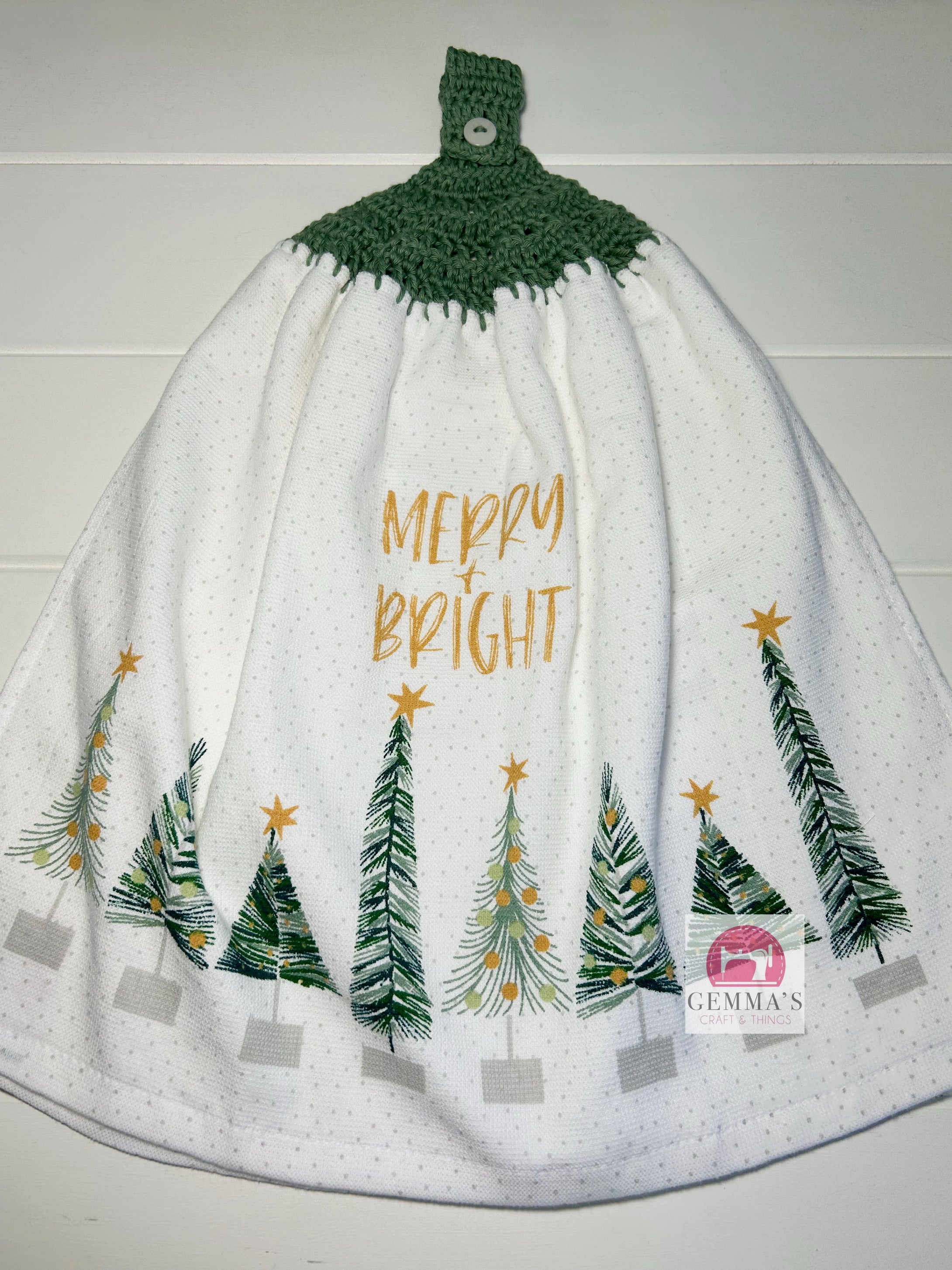 Merry and Bright Tea Towel