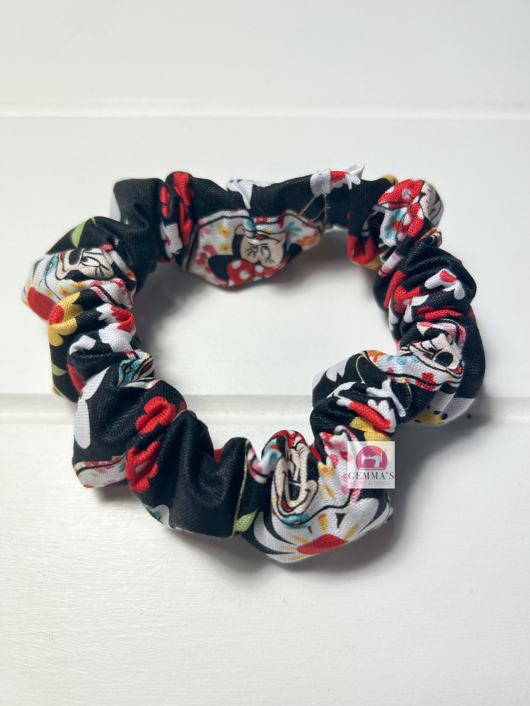 Black Mouse Scrunchie