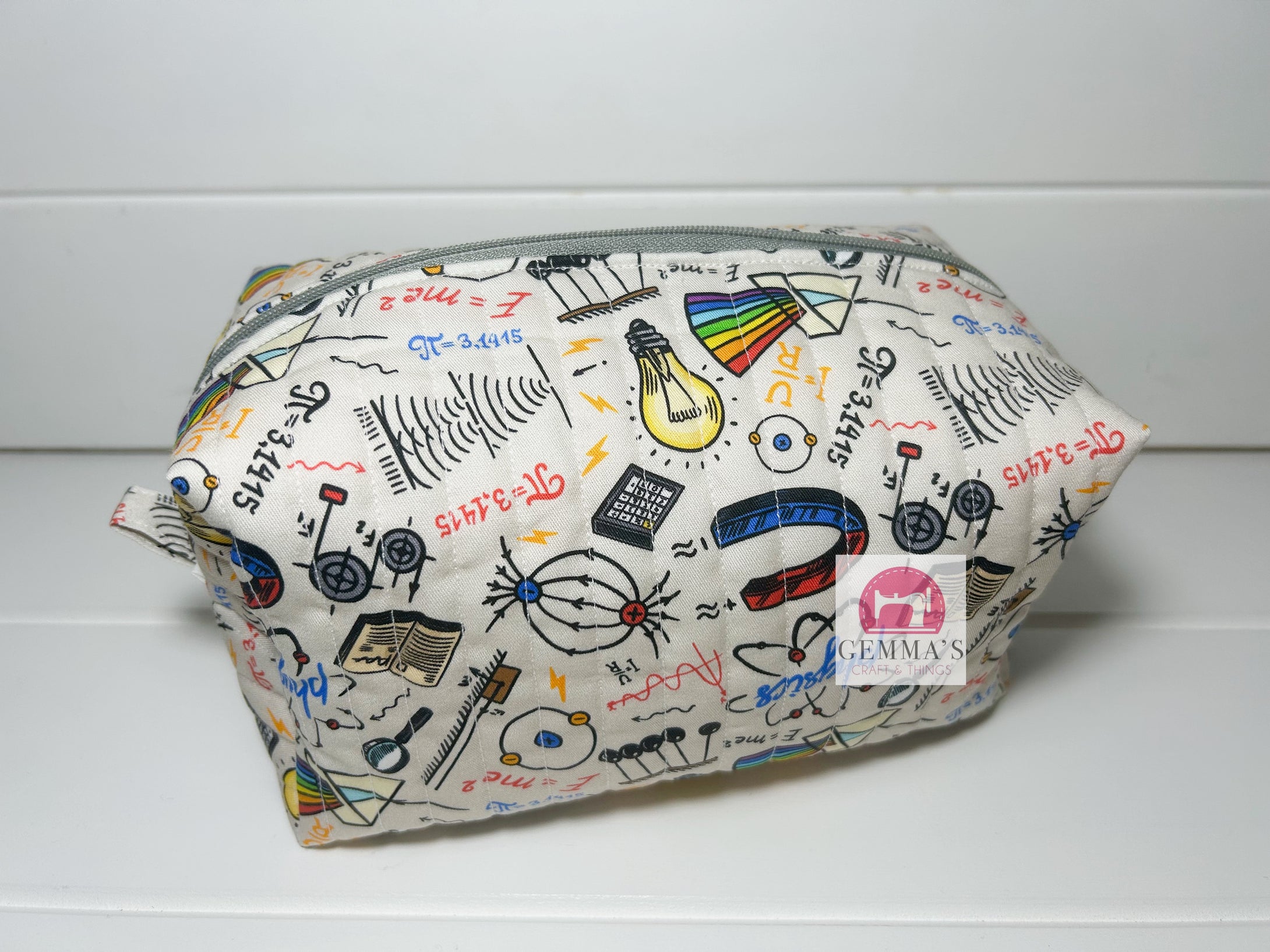 Science Teacher Quilted Pouch