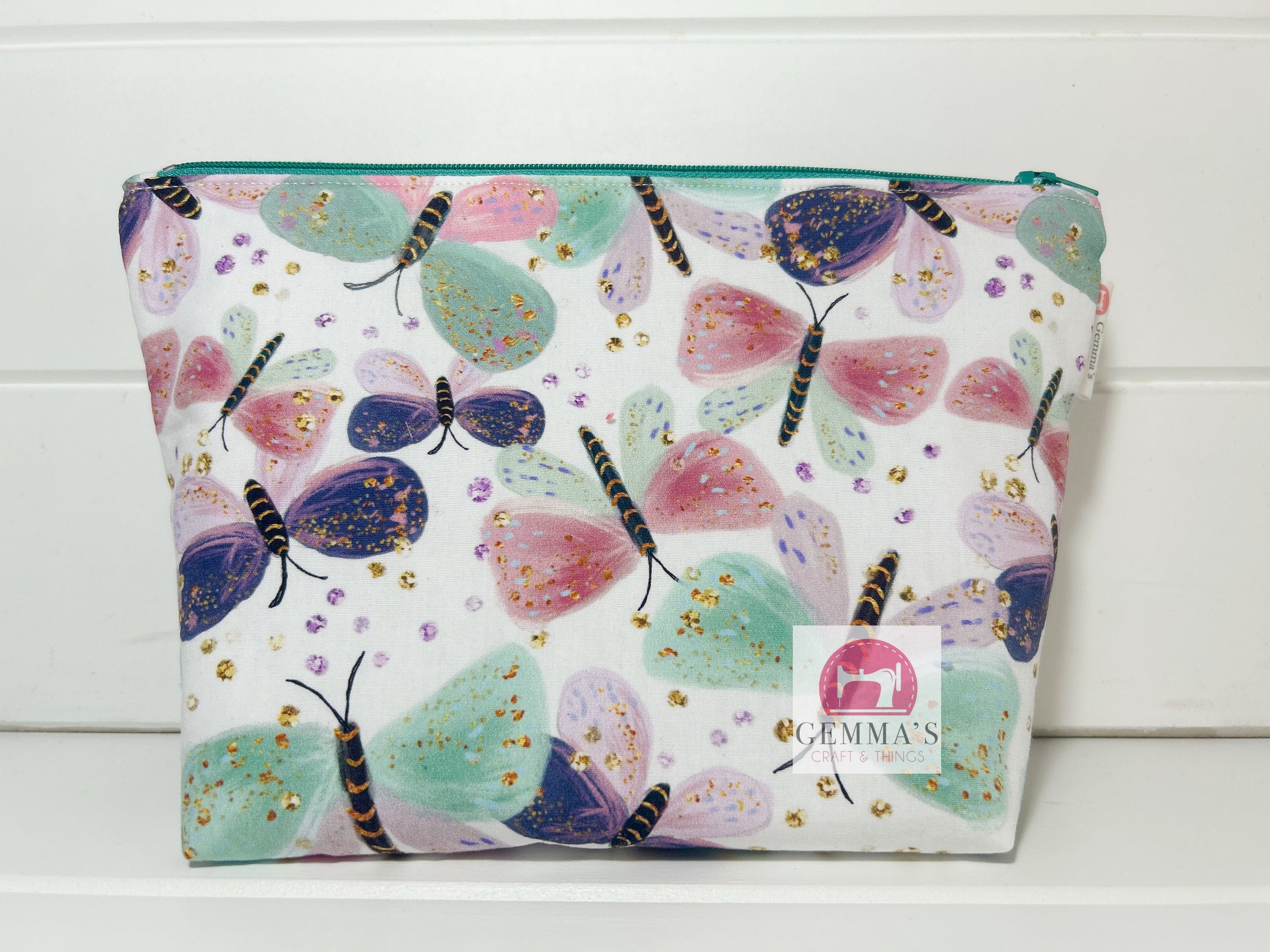 Butterfly Zip Up Pouch