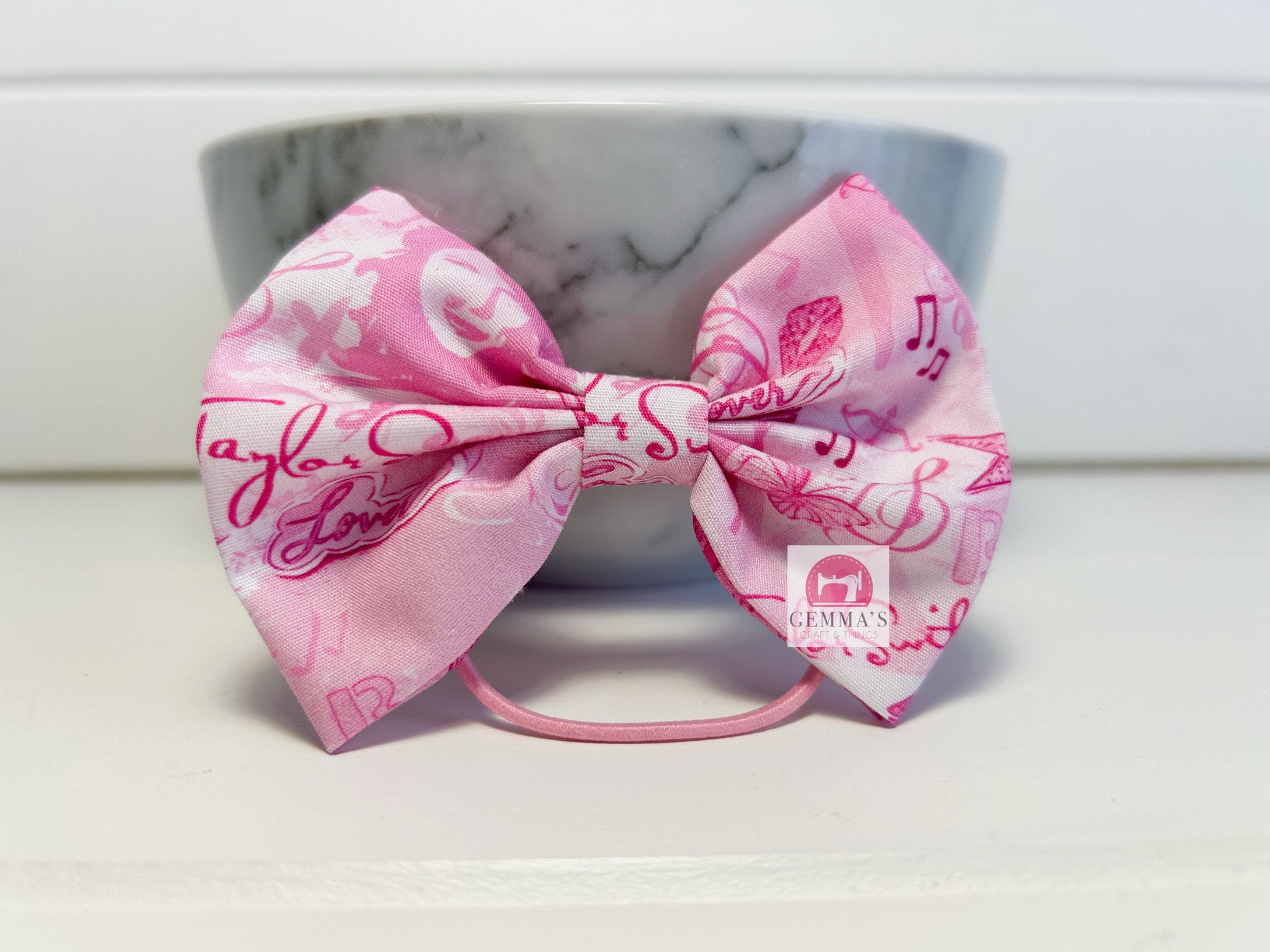 Pink Swiftie Large Bow