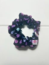 Load image into Gallery viewer, Rainbow Polka Dot Mini Scrunchies
