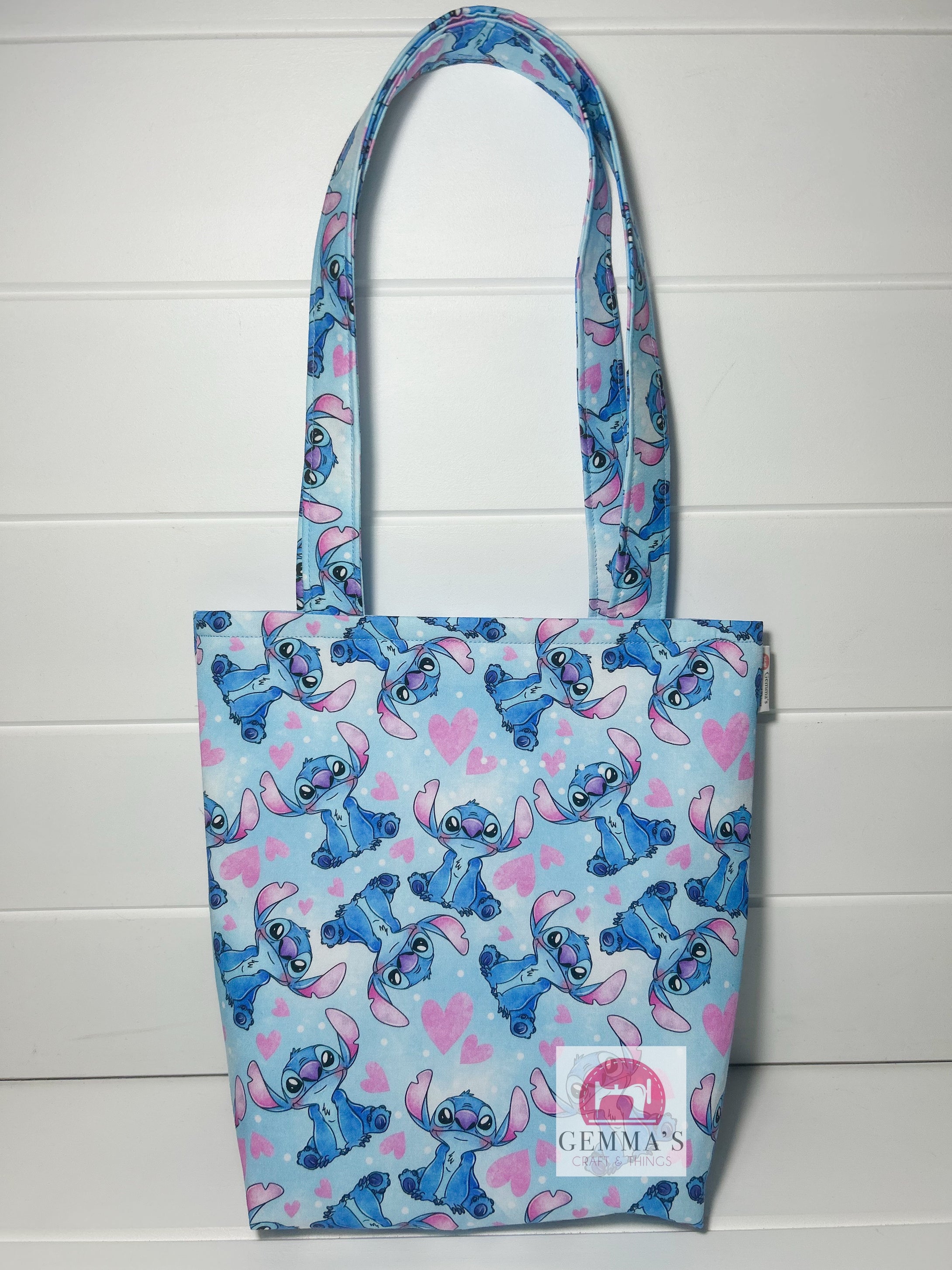 Blue Alien Heart Small Bag