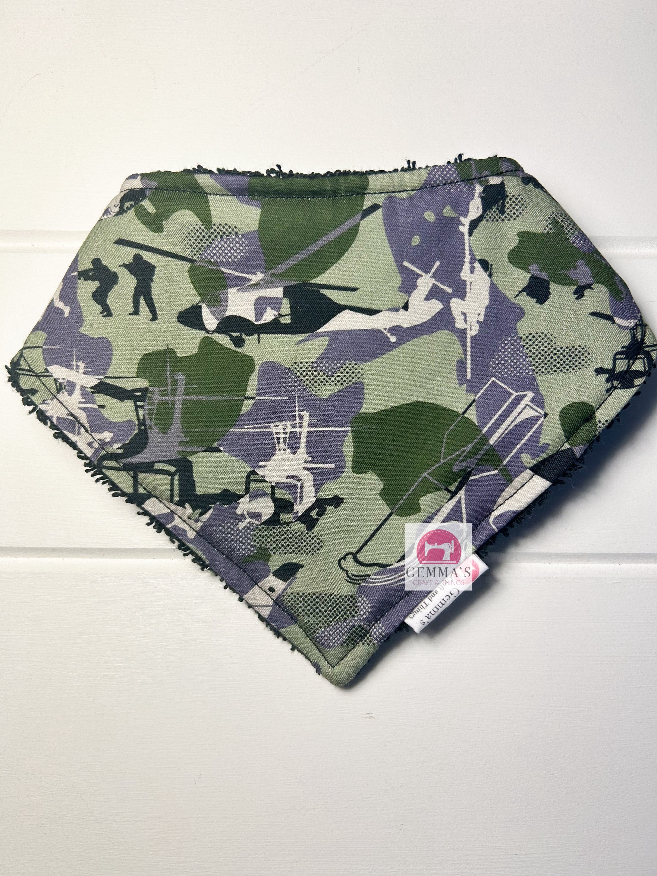 Army Bandanna Bib