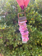 Load image into Gallery viewer, Pink Bear and Friends Scrunchie Wristlet
