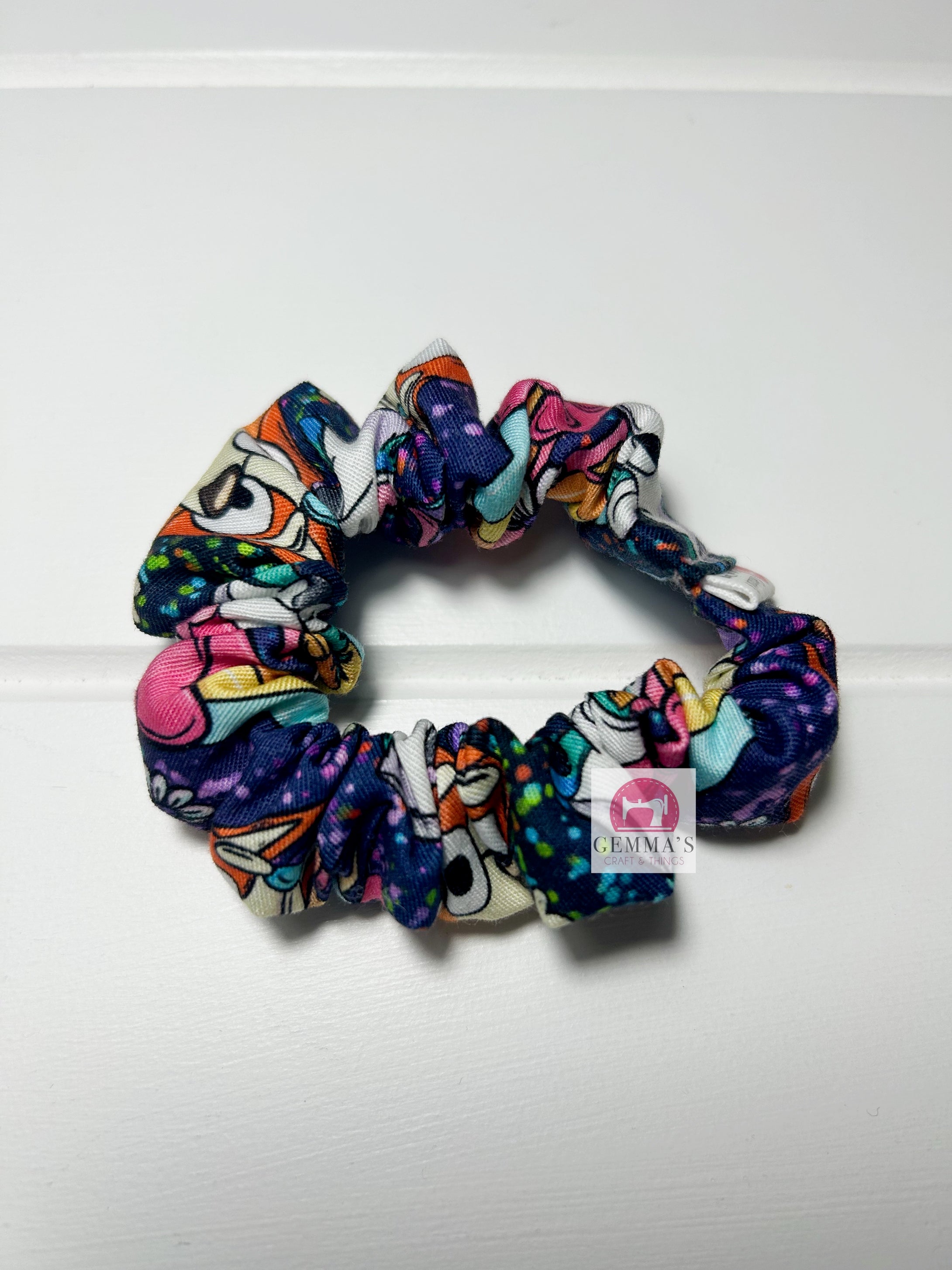 Rainbow Dog Mini Scrunchies