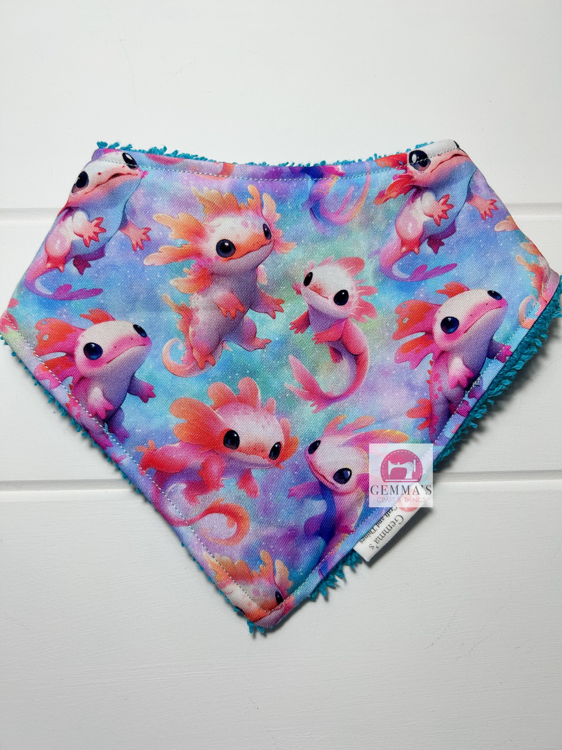 Axolotl Bandanna Bib