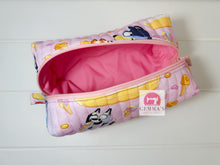Load image into Gallery viewer, Pink Dog Quilted Pouch

