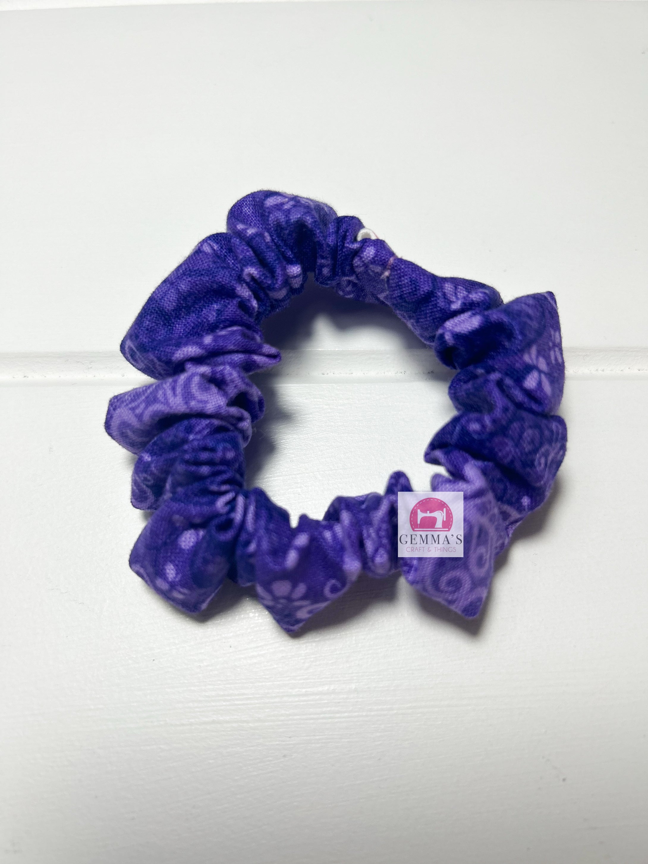 Dark Purple Butterfly Mini Scrunchies