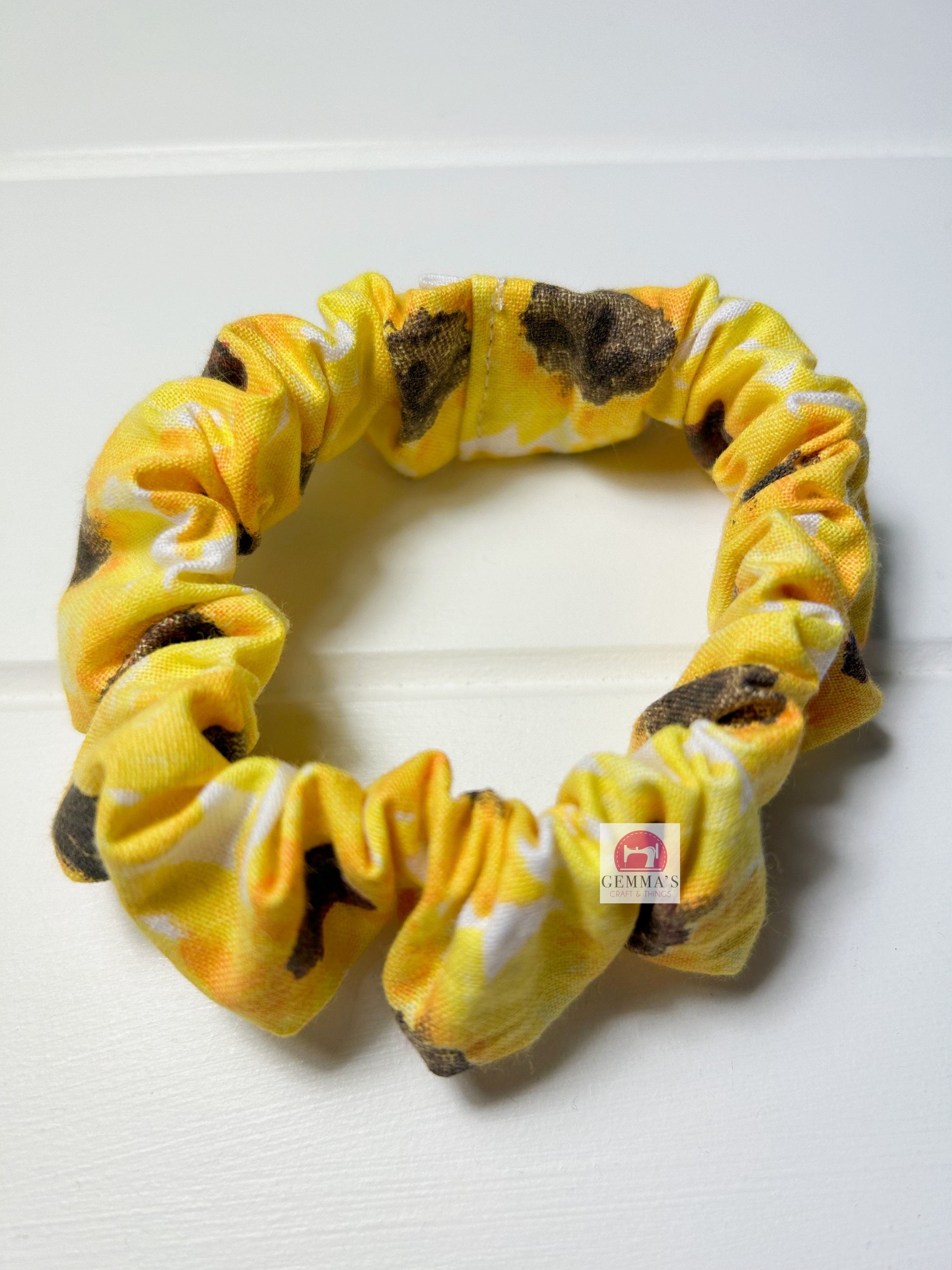 Sunflower Scrunchie