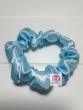Load image into Gallery viewer, Pale Blue Silk Scrunchie
