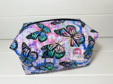 Load image into Gallery viewer, Rainbow Butterfly Quilted Pouch
